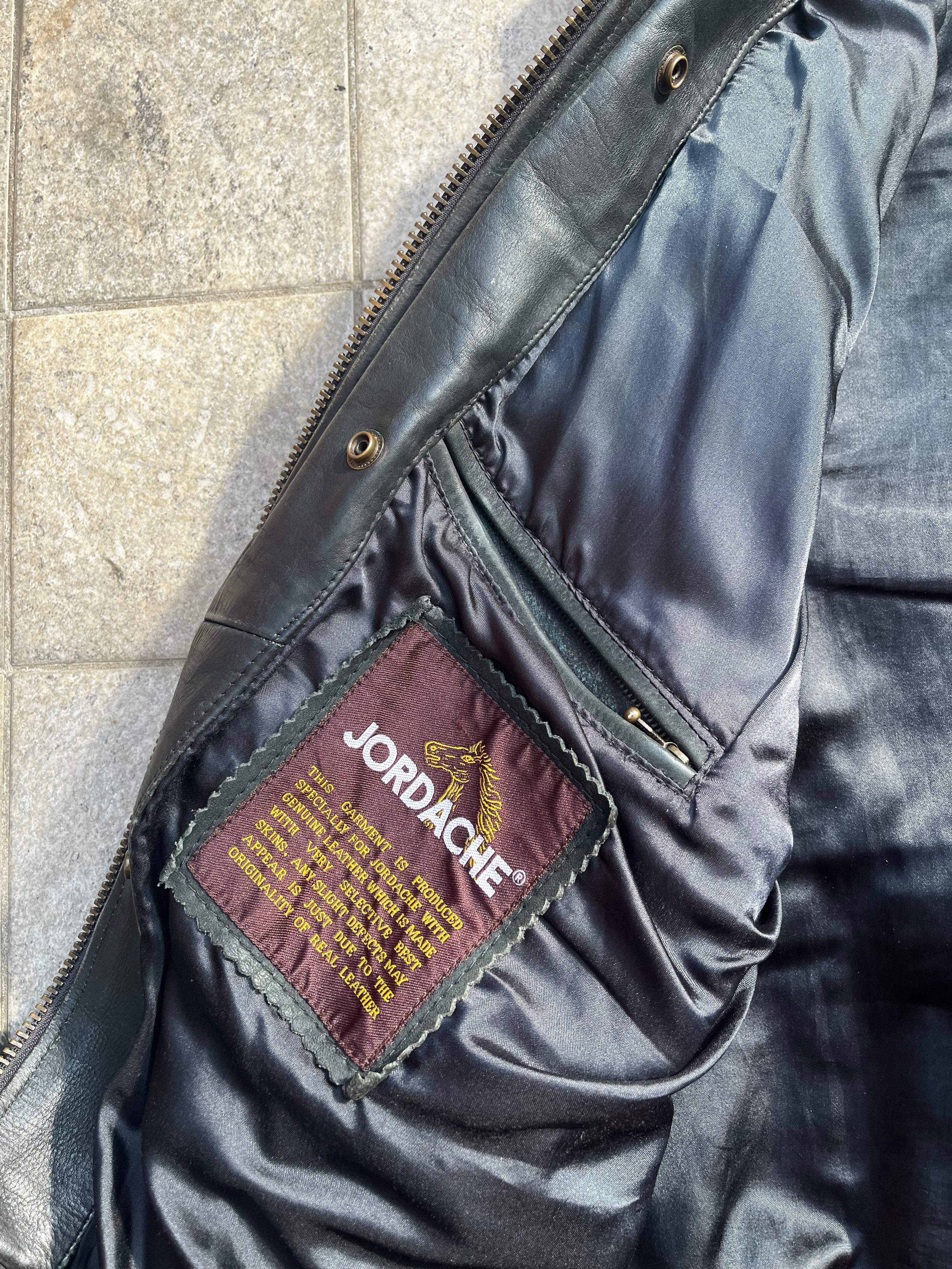 Jordache A-2 Handpainted aviator Bomber Jacket