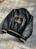 Redskins Varsity Leather Jacket embroidered