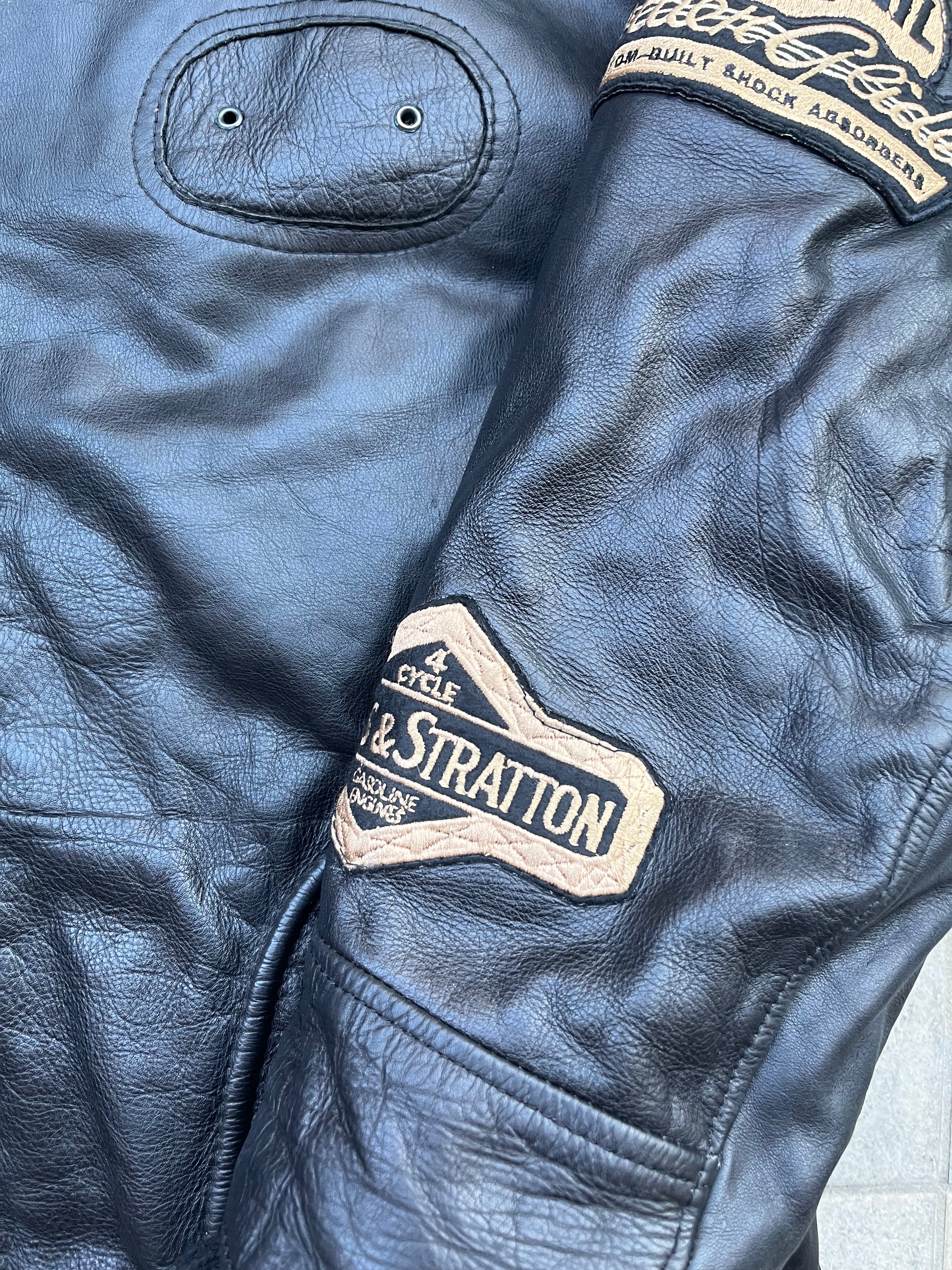 Vintage AMI Racing leather Jacket