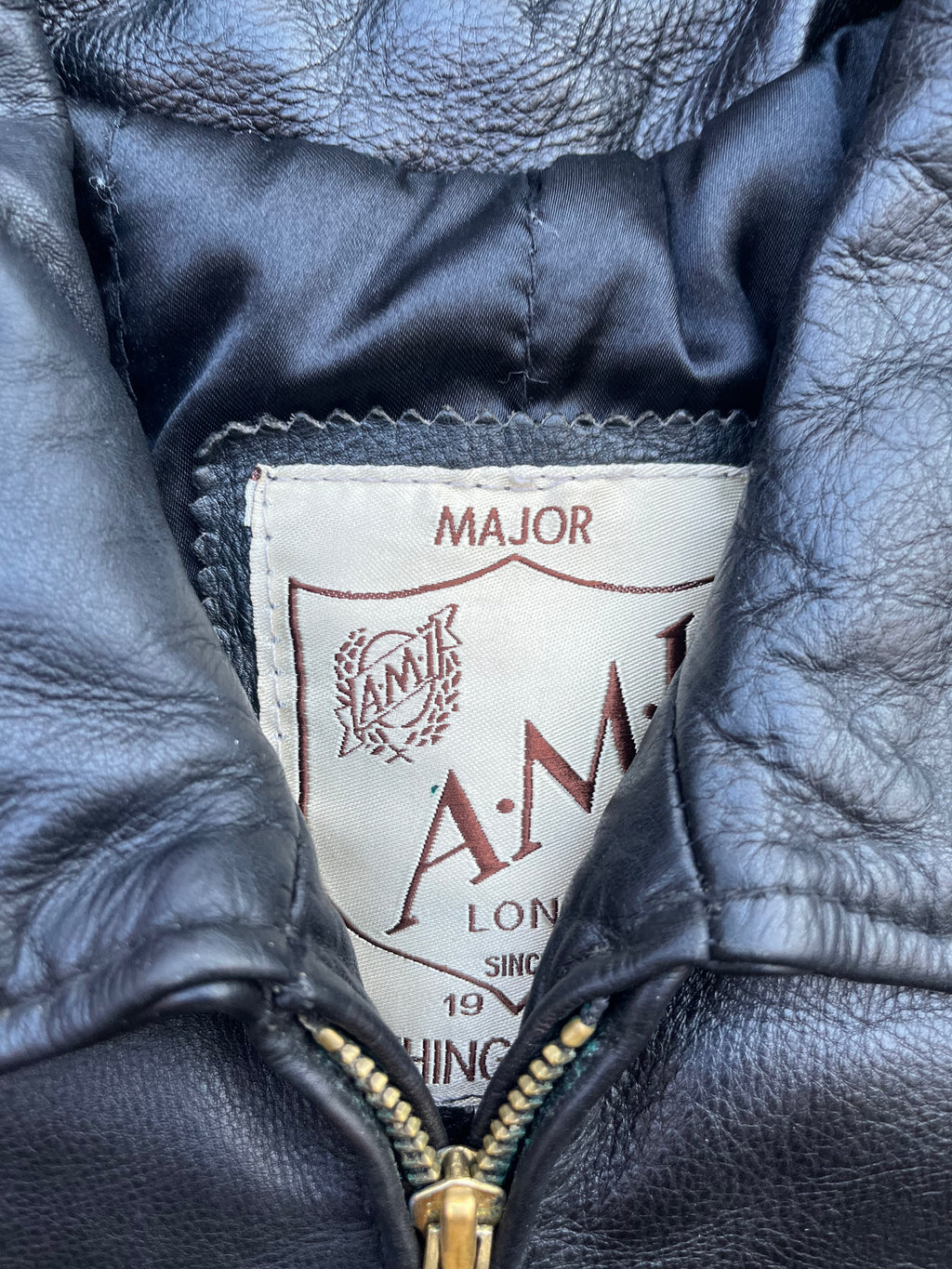 Vintage AMI Racing leather Jacket