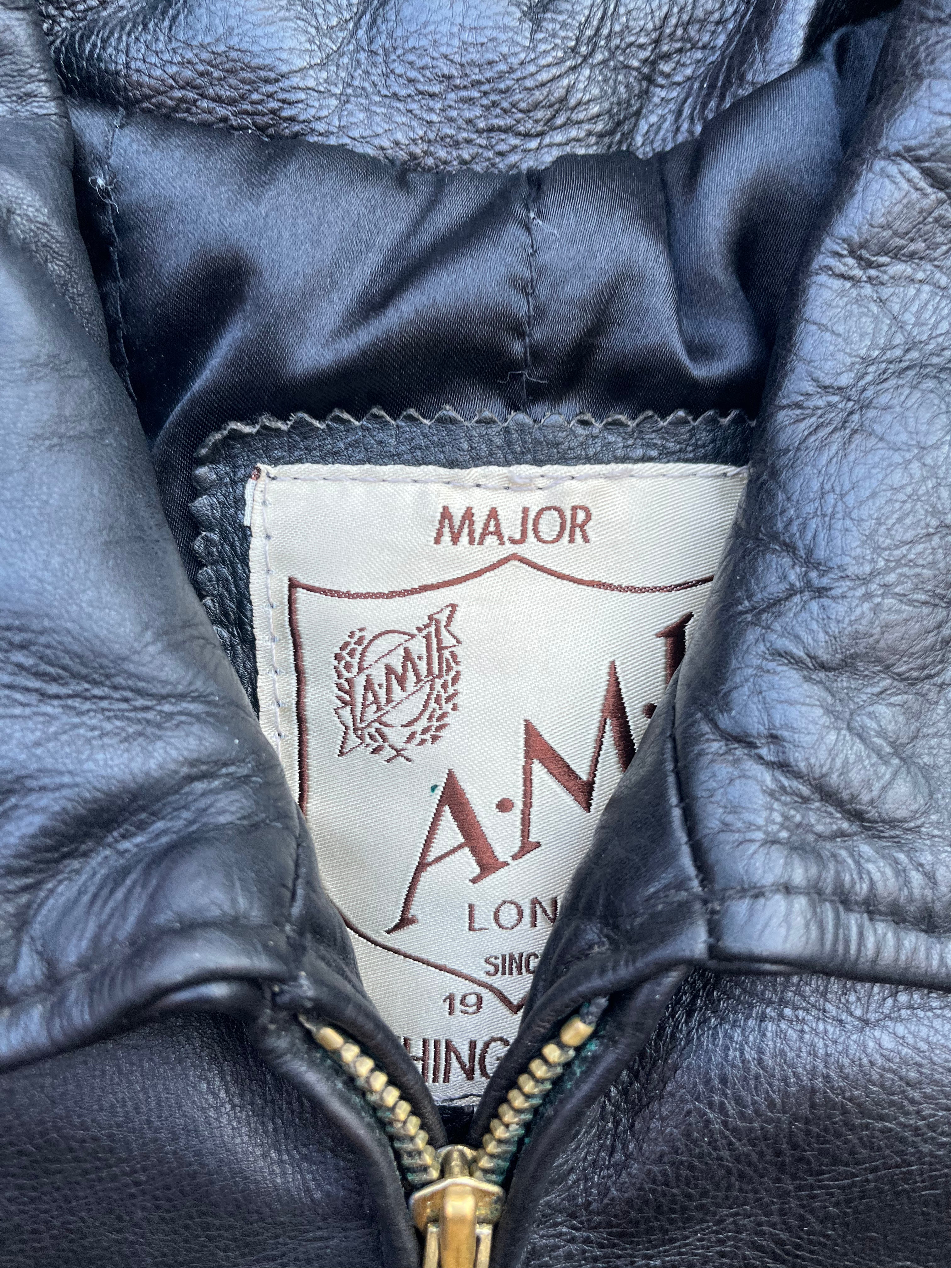Vintage AMI Racing leather Jacket