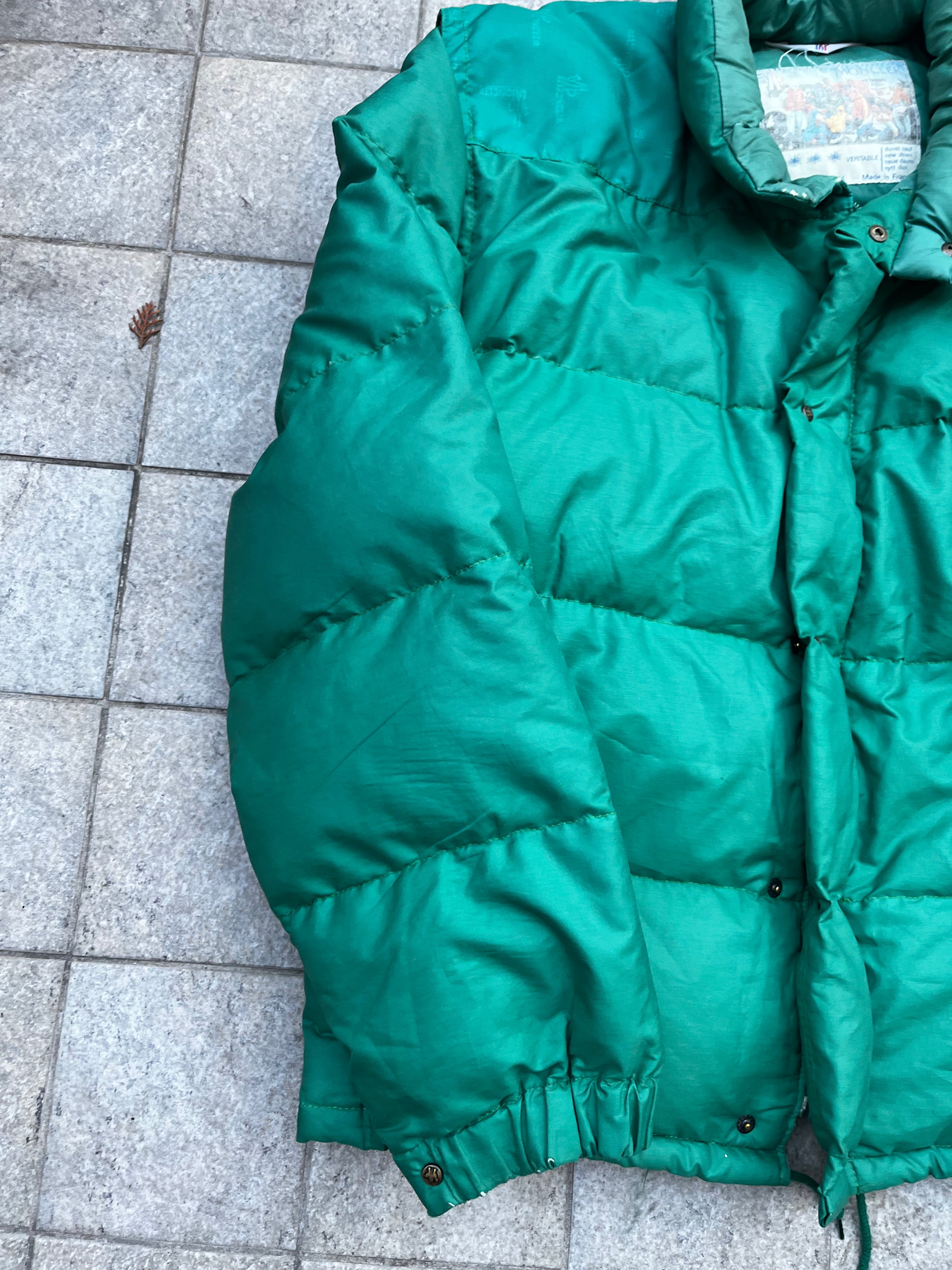 Moncler 2 in 1 Grenobple Green Puffer Jacket