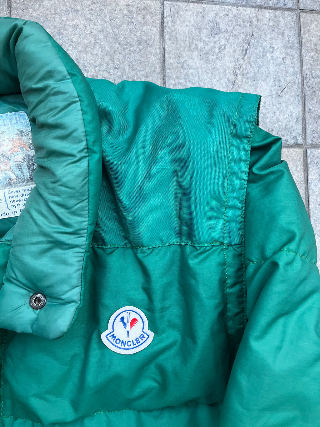 Moncler 2 in 1 Grenobple Green Puffer Jacket
