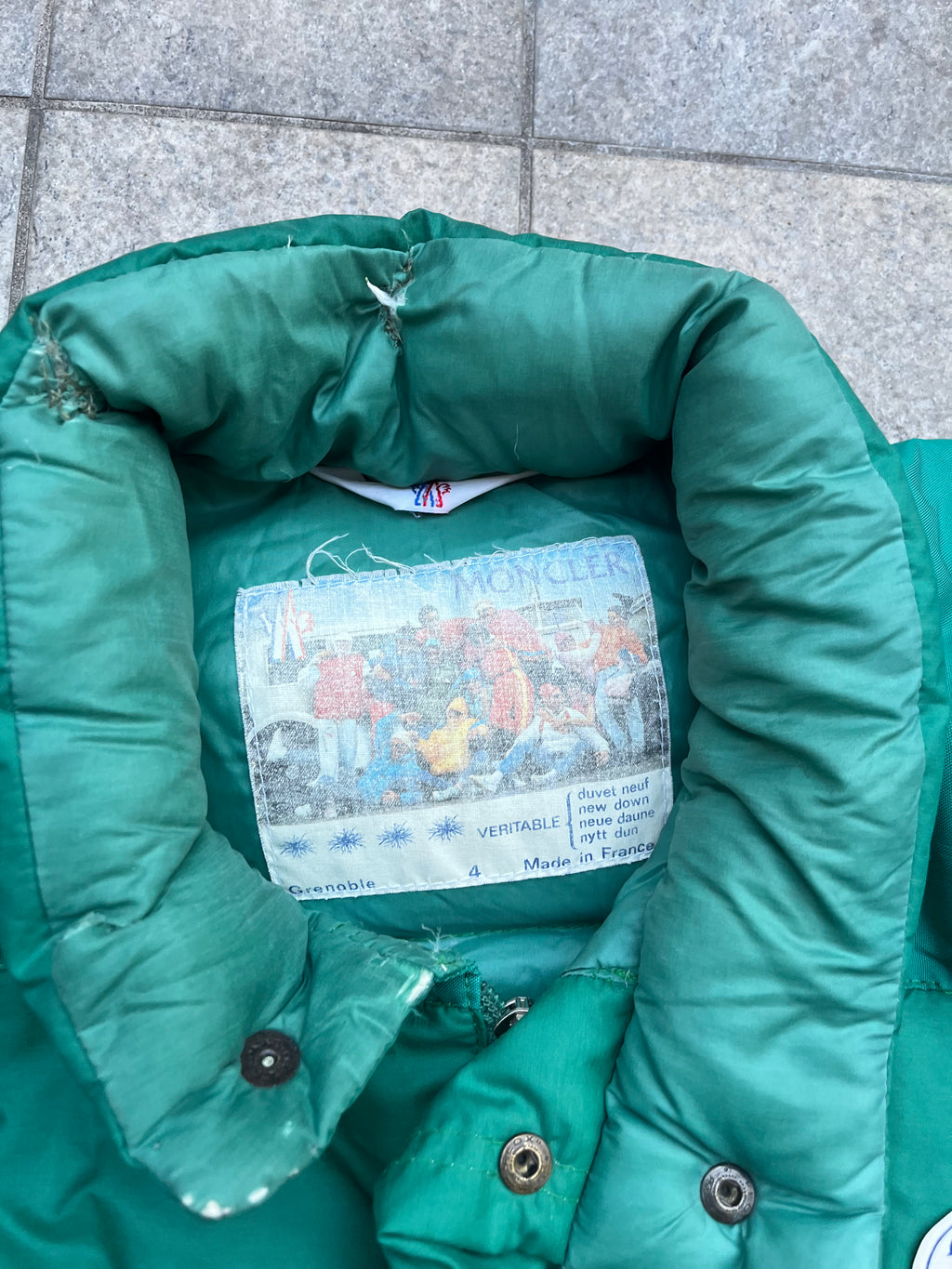 Moncler 2 in 1 Grenobple Green Puffer Jacket