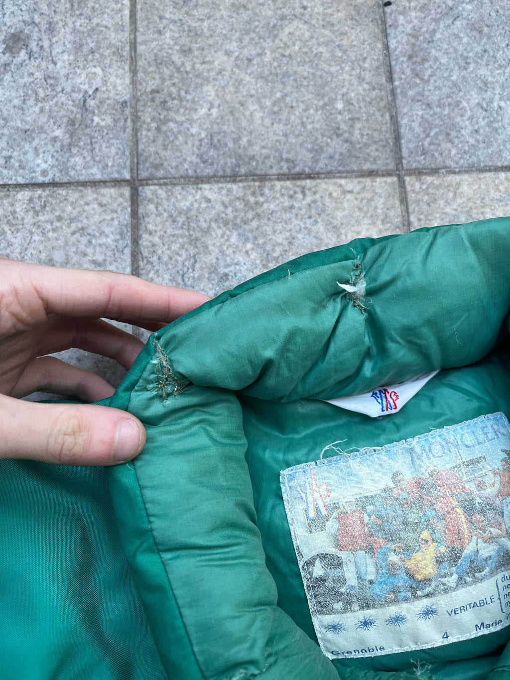 Moncler 2 in 1 Grenobple Green Puffer Jacket