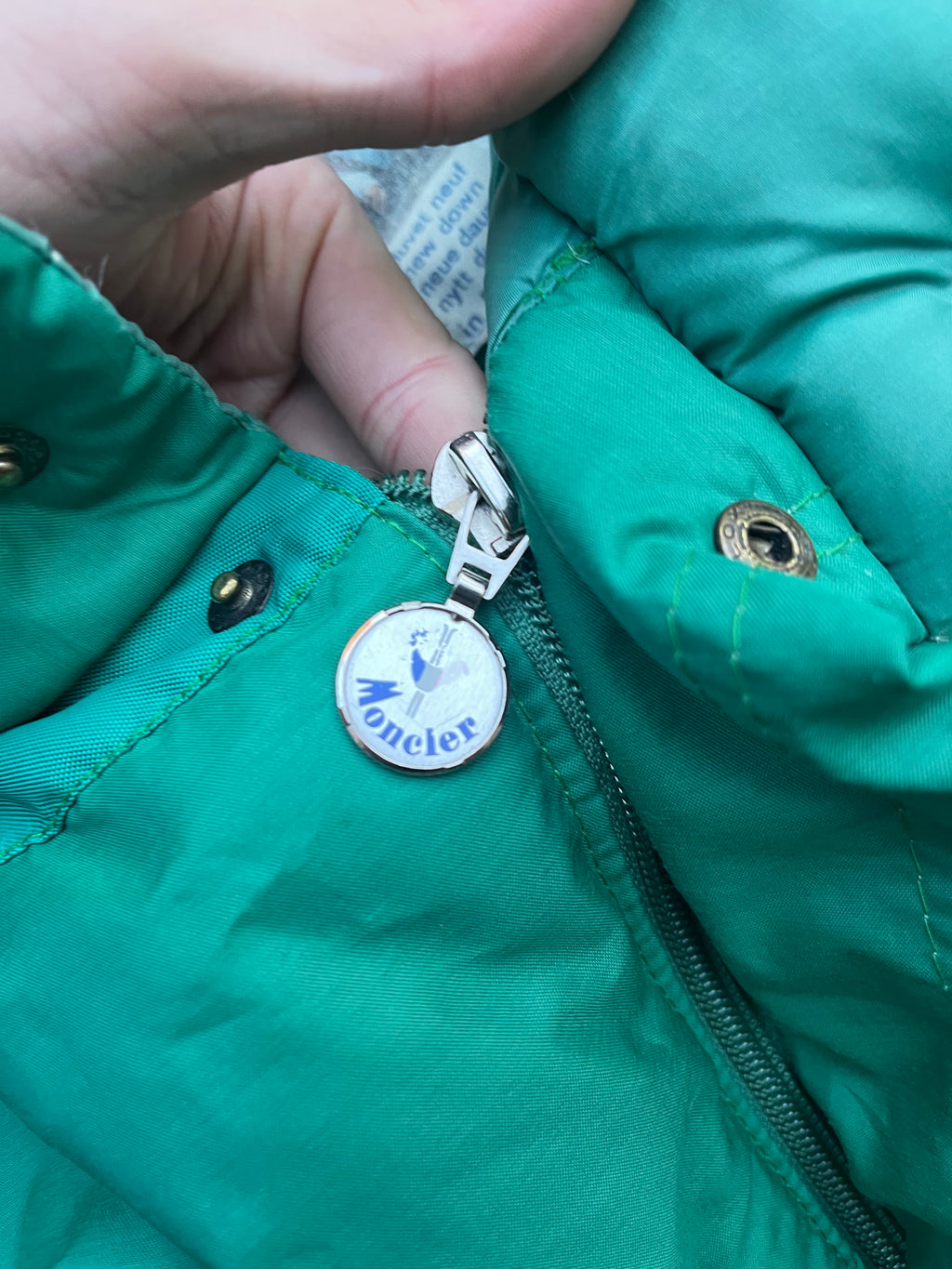 Moncler 2 in 1 Grenobple Green Puffer Jacket