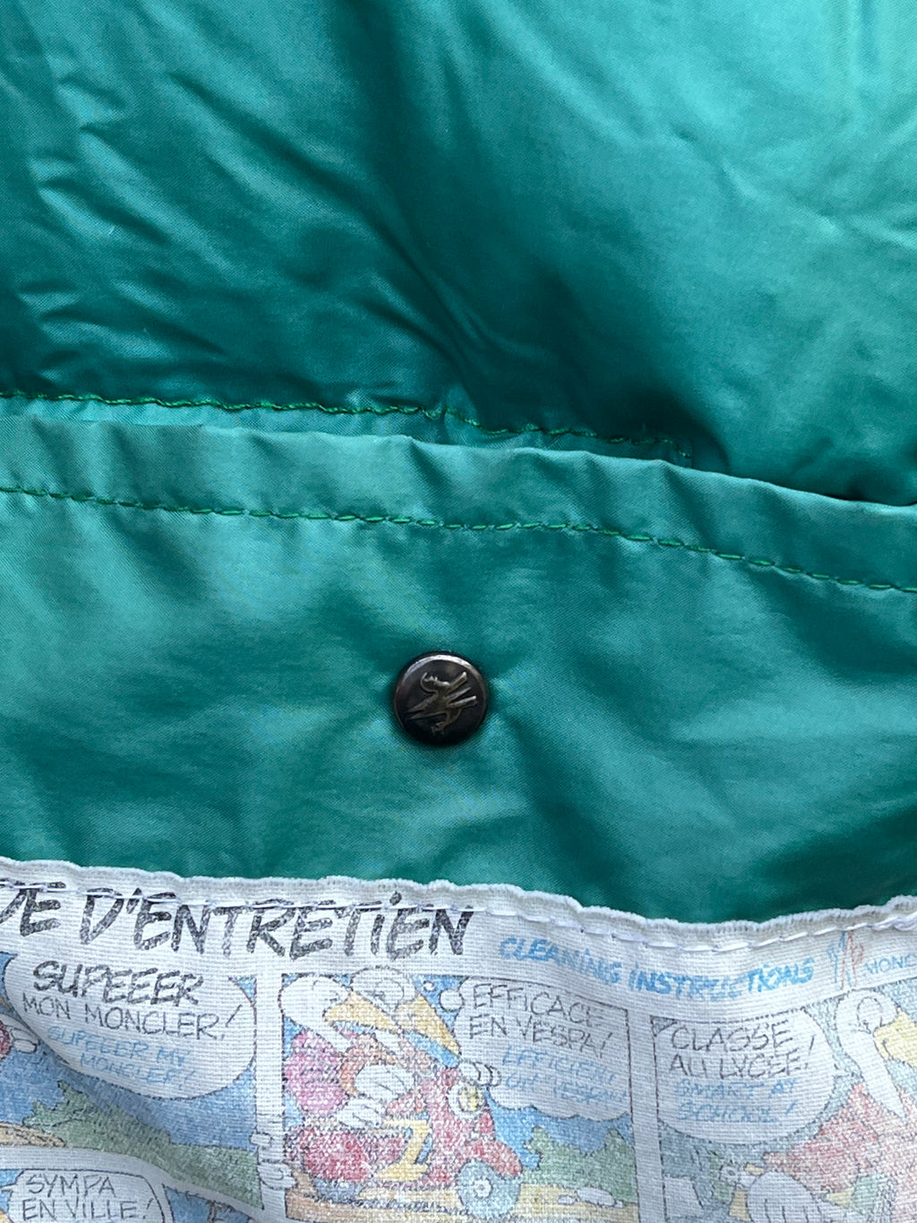 Moncler 2 in 1 Grenobple Green Puffer Jacket