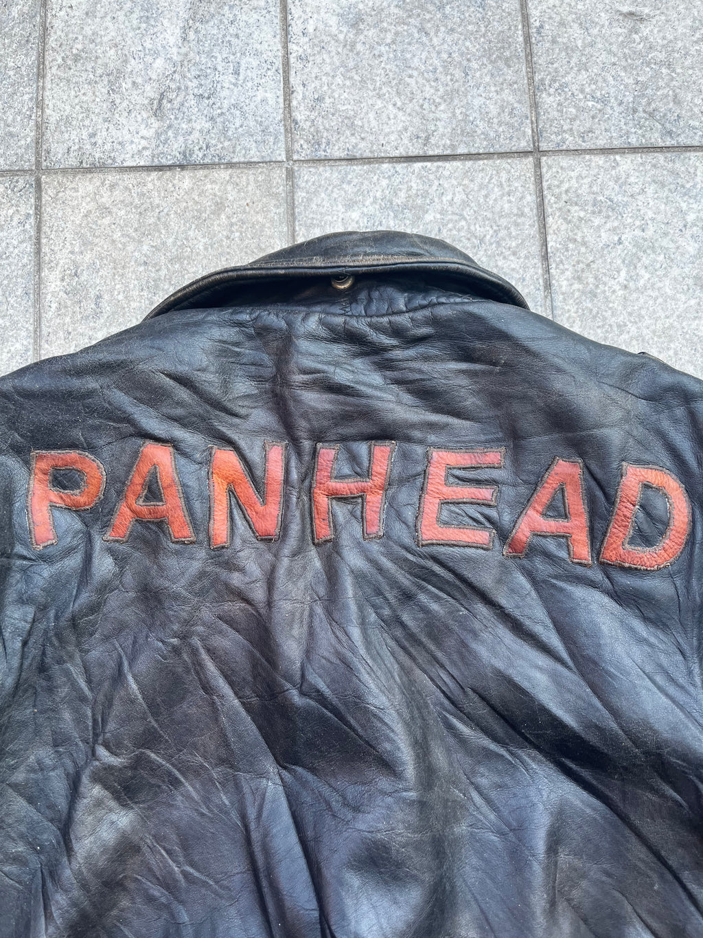 Vintage Schott bomber Jacket with harley davidson patch