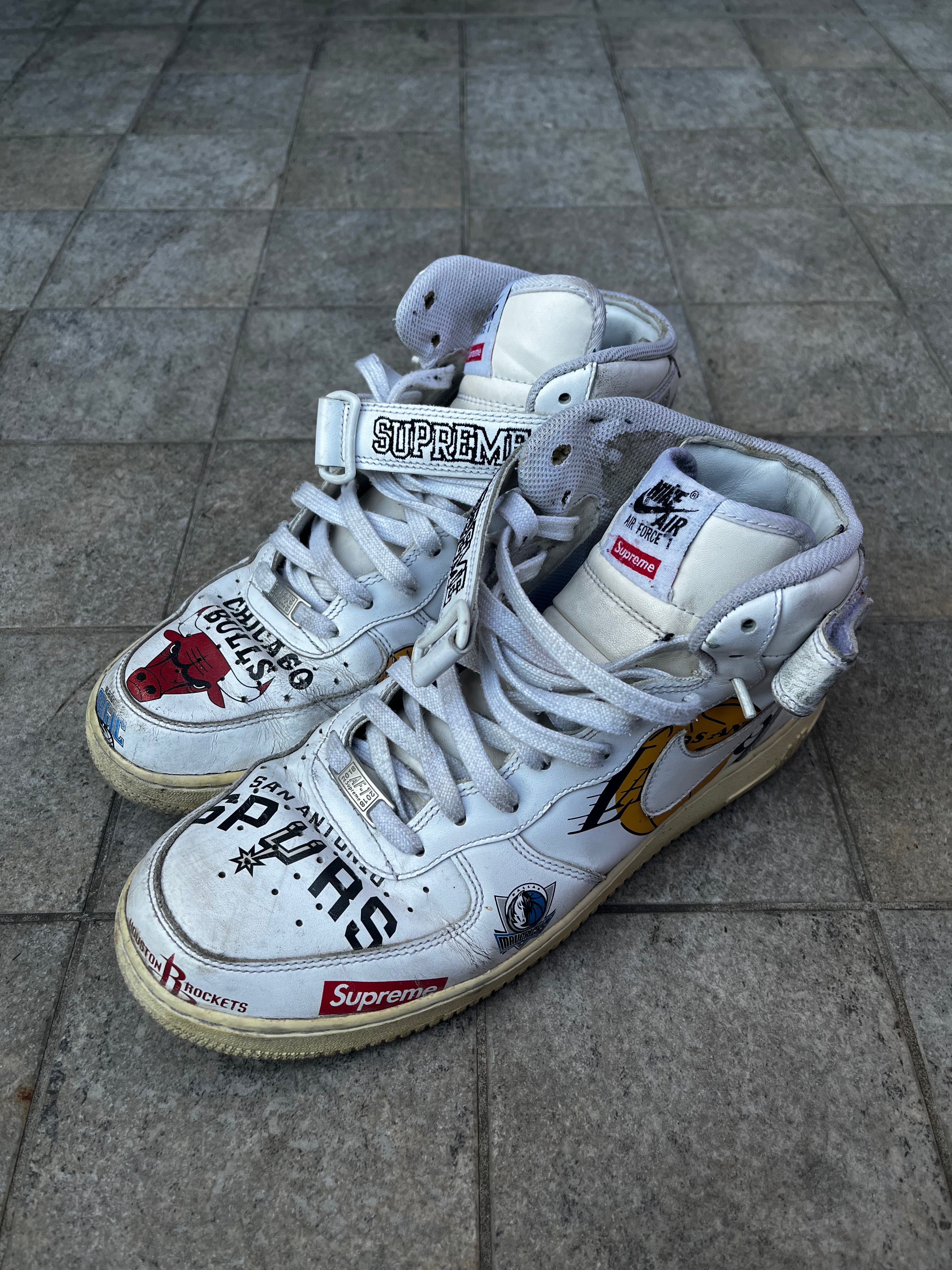 Nike x Supreme x Nba High Top Air Force 1