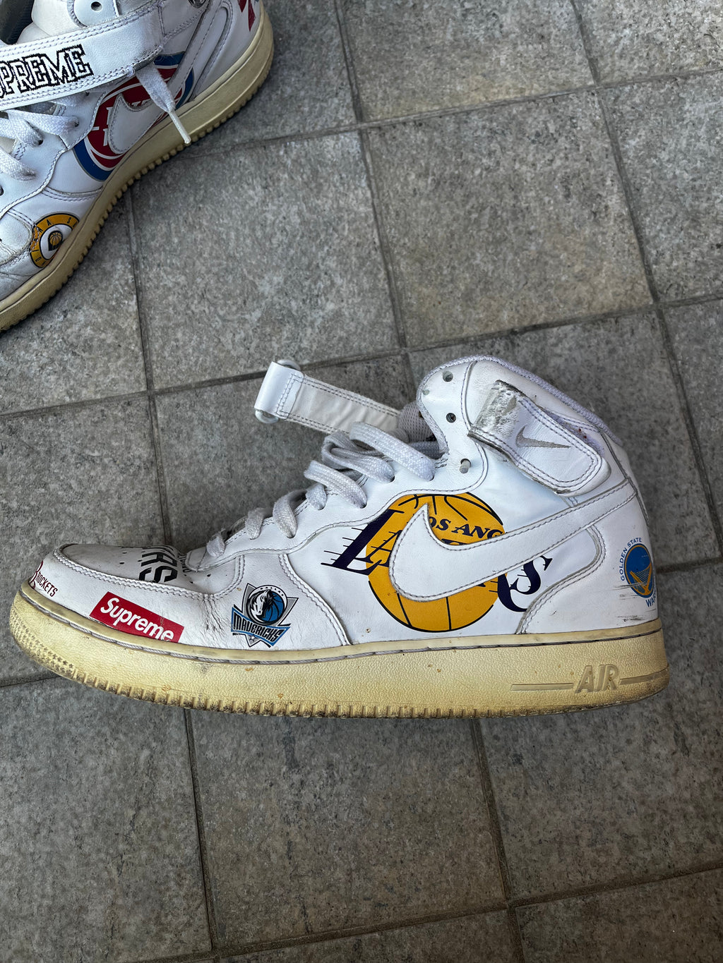 Nike x Supreme x Nba High Top Air Force 1