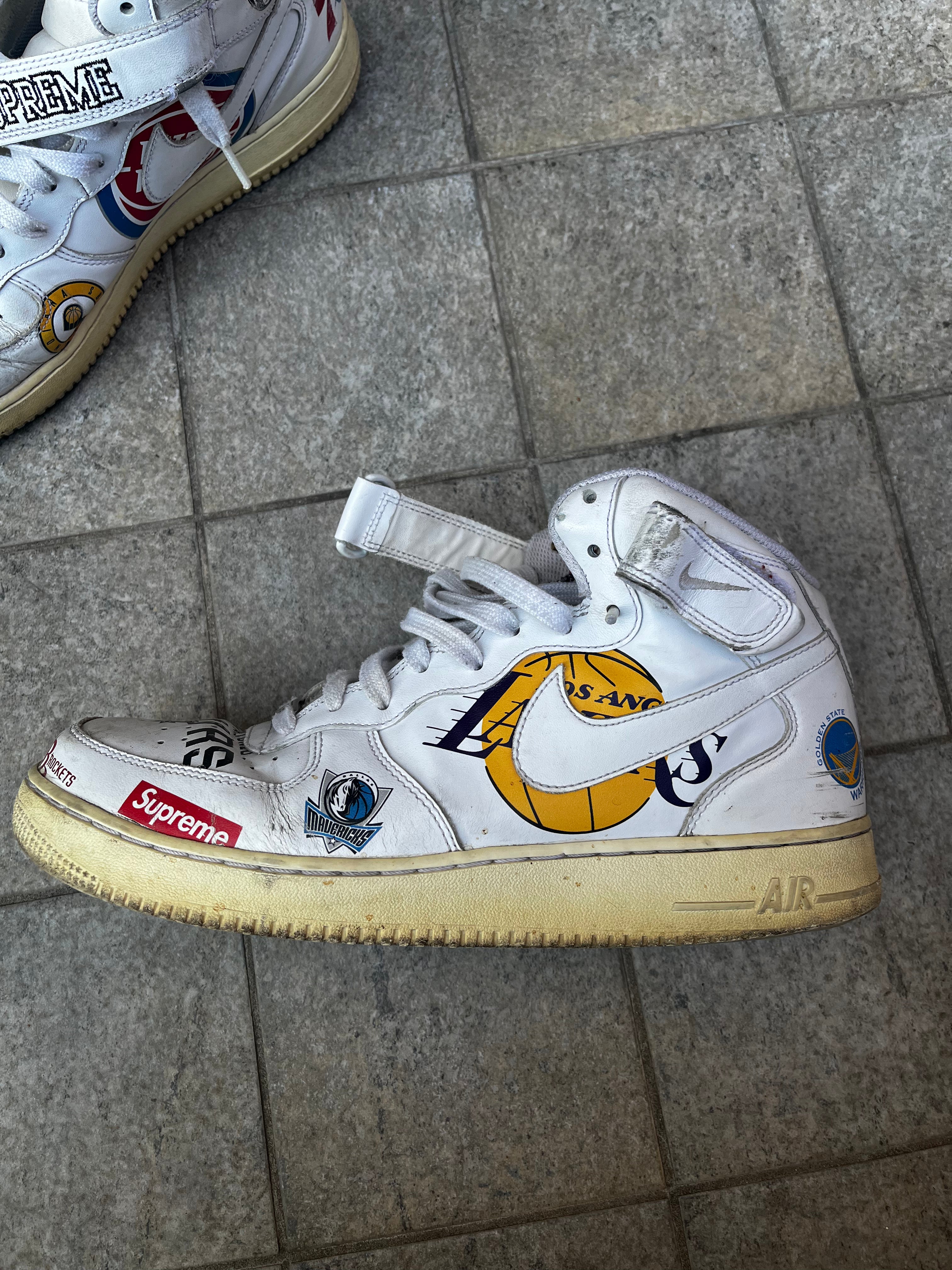 Nike x Supreme x Nba High Top Air Force 1