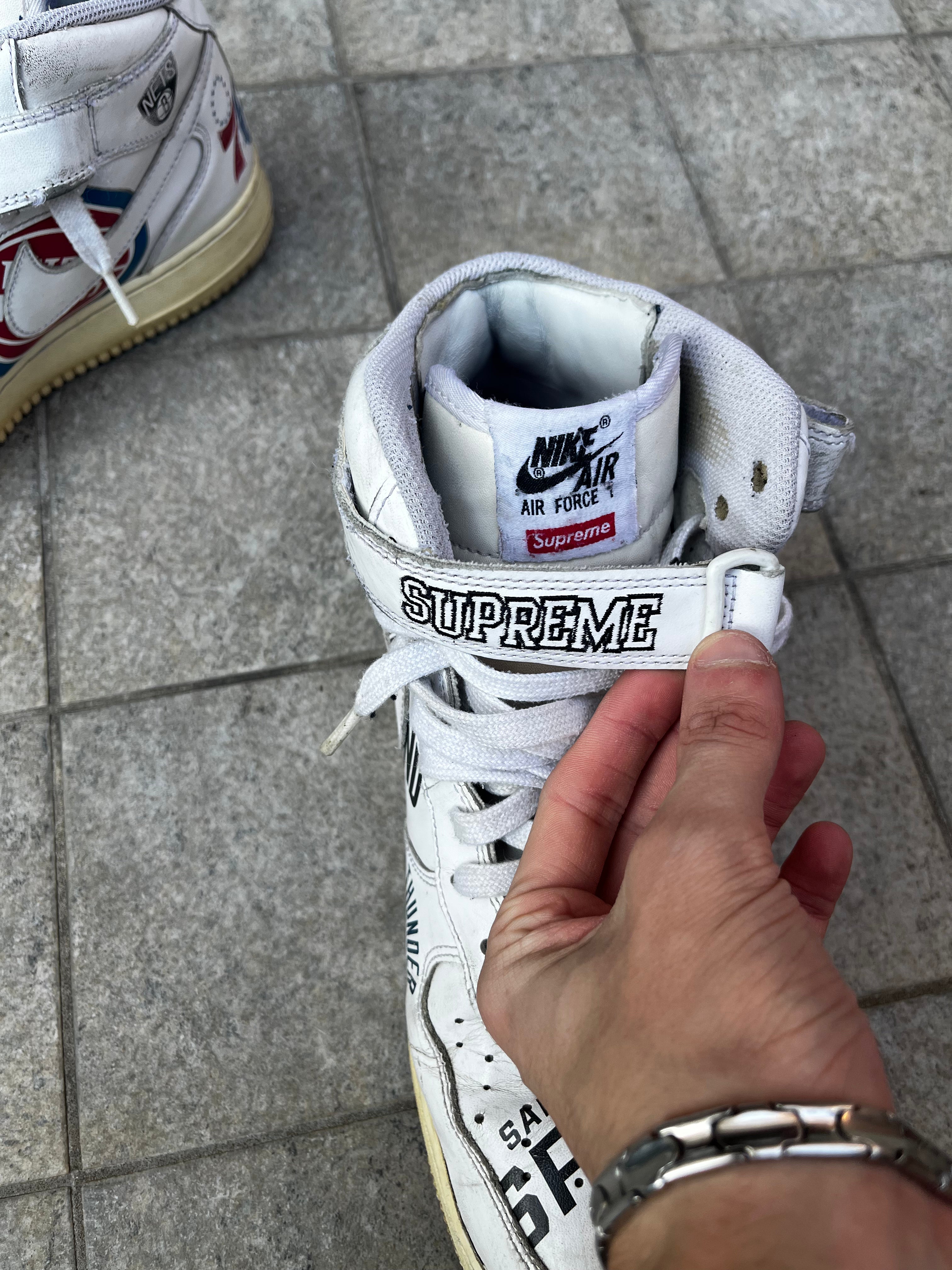 Nike x Supreme x Nba High Top Air Force 1