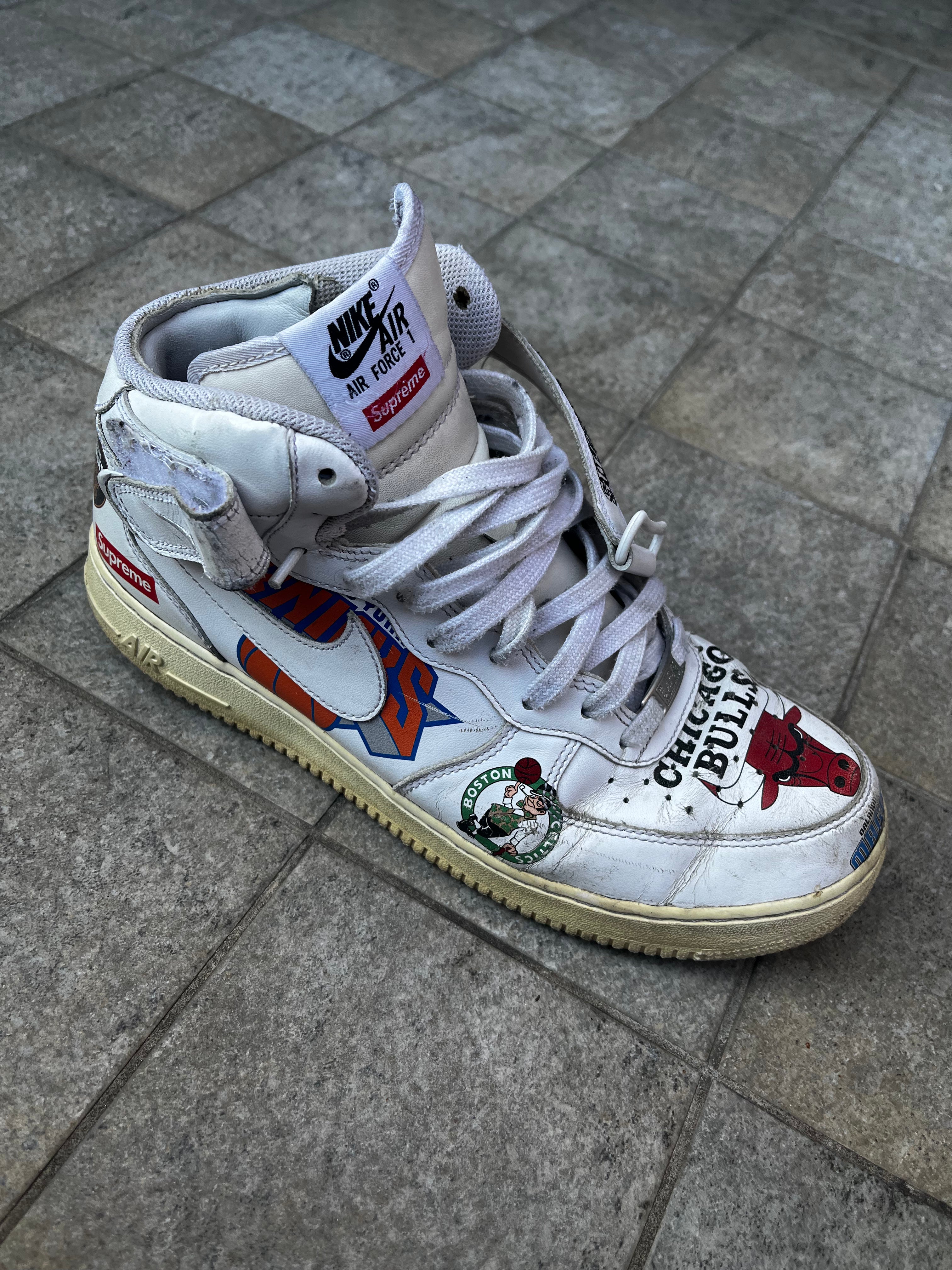 Nike x Supreme x Nba High Top Air Force 1