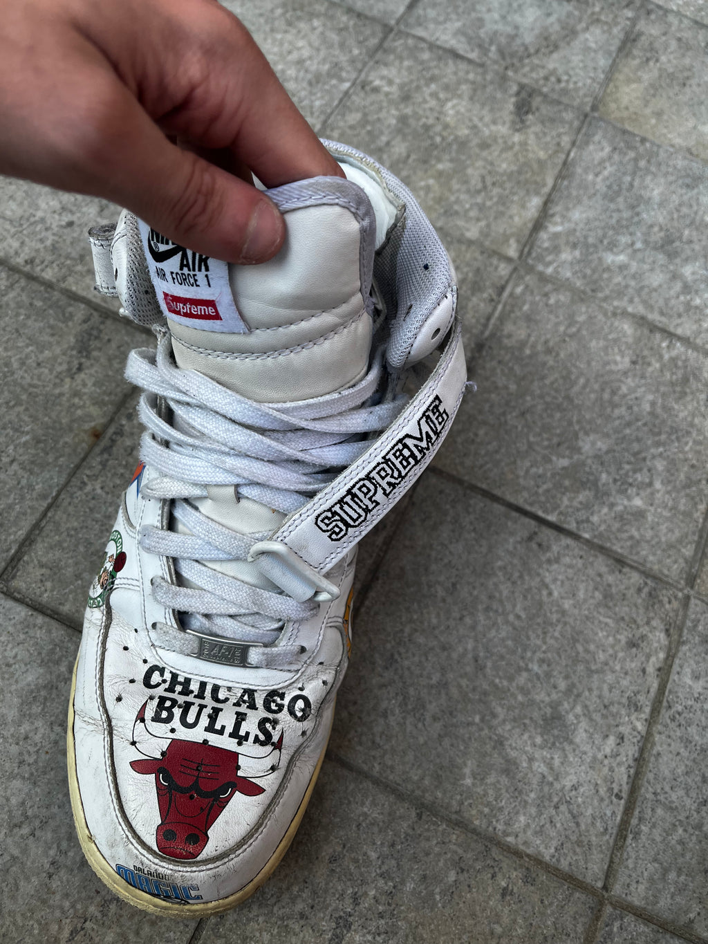 Nike x Supreme x Nba High Top Air Force 1