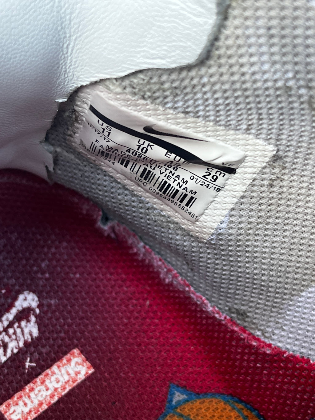 Nike x Supreme x Nba High Top Air Force 1