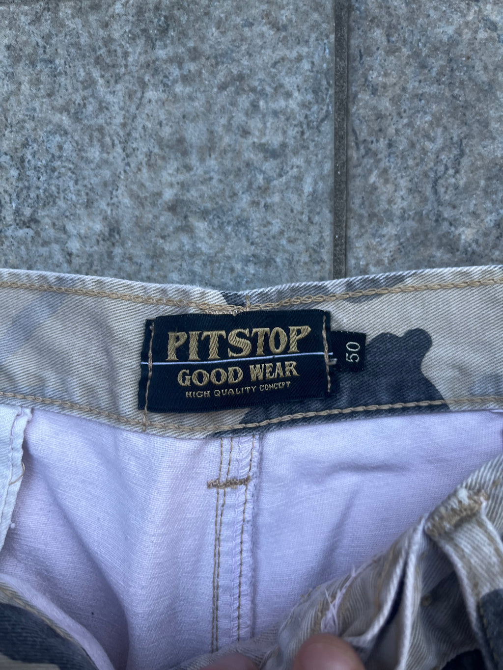 Super Flared camo Cargo Jeans