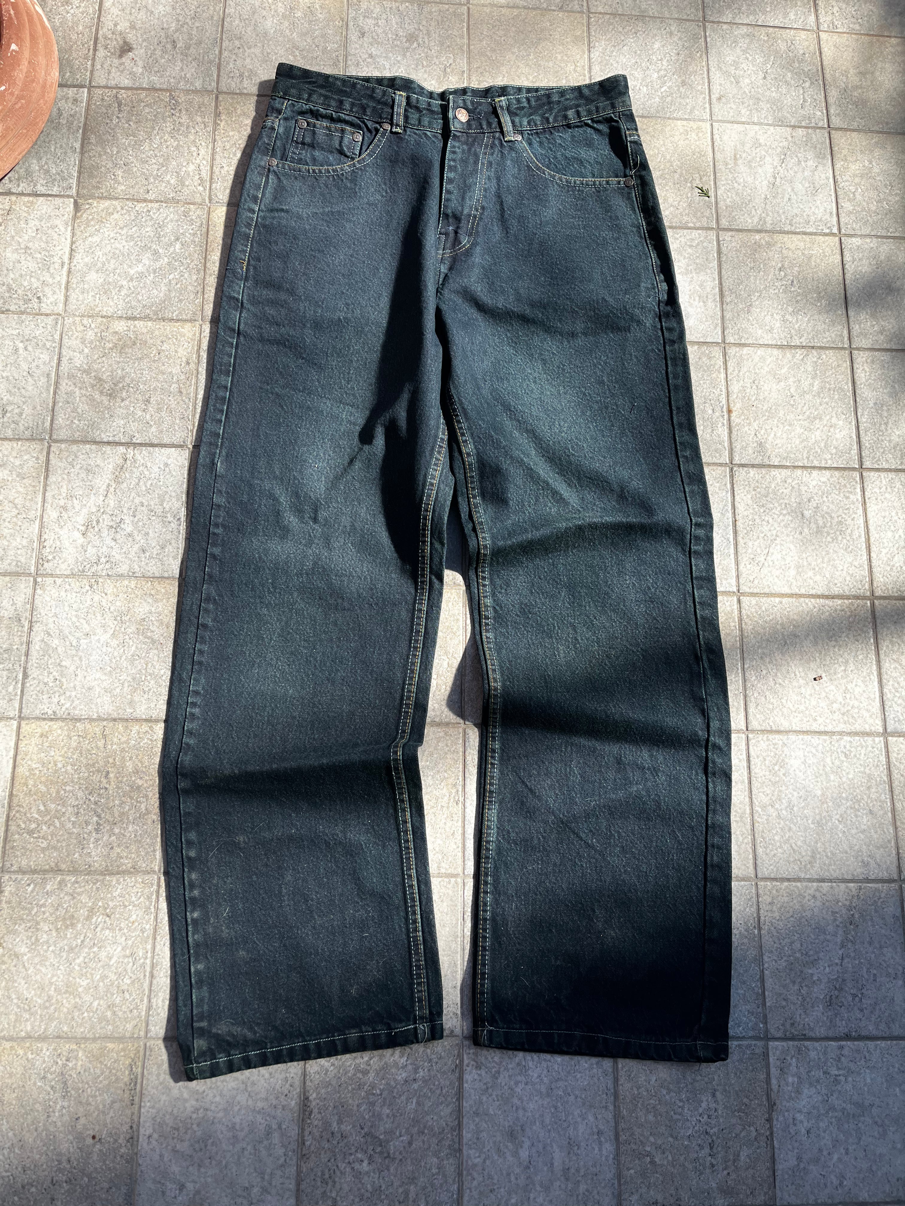 Baggy Flame embroidered Jeans