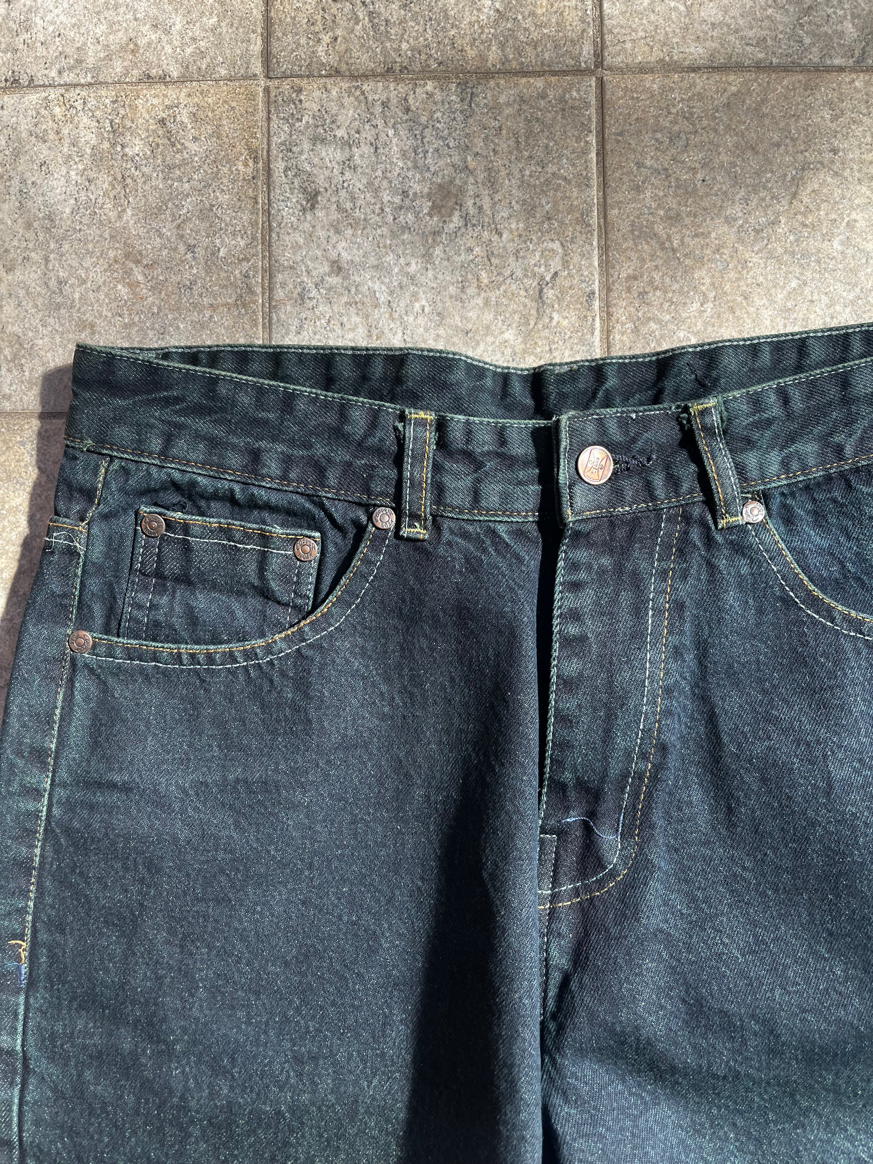 Baggy Flame embroidered Jeans