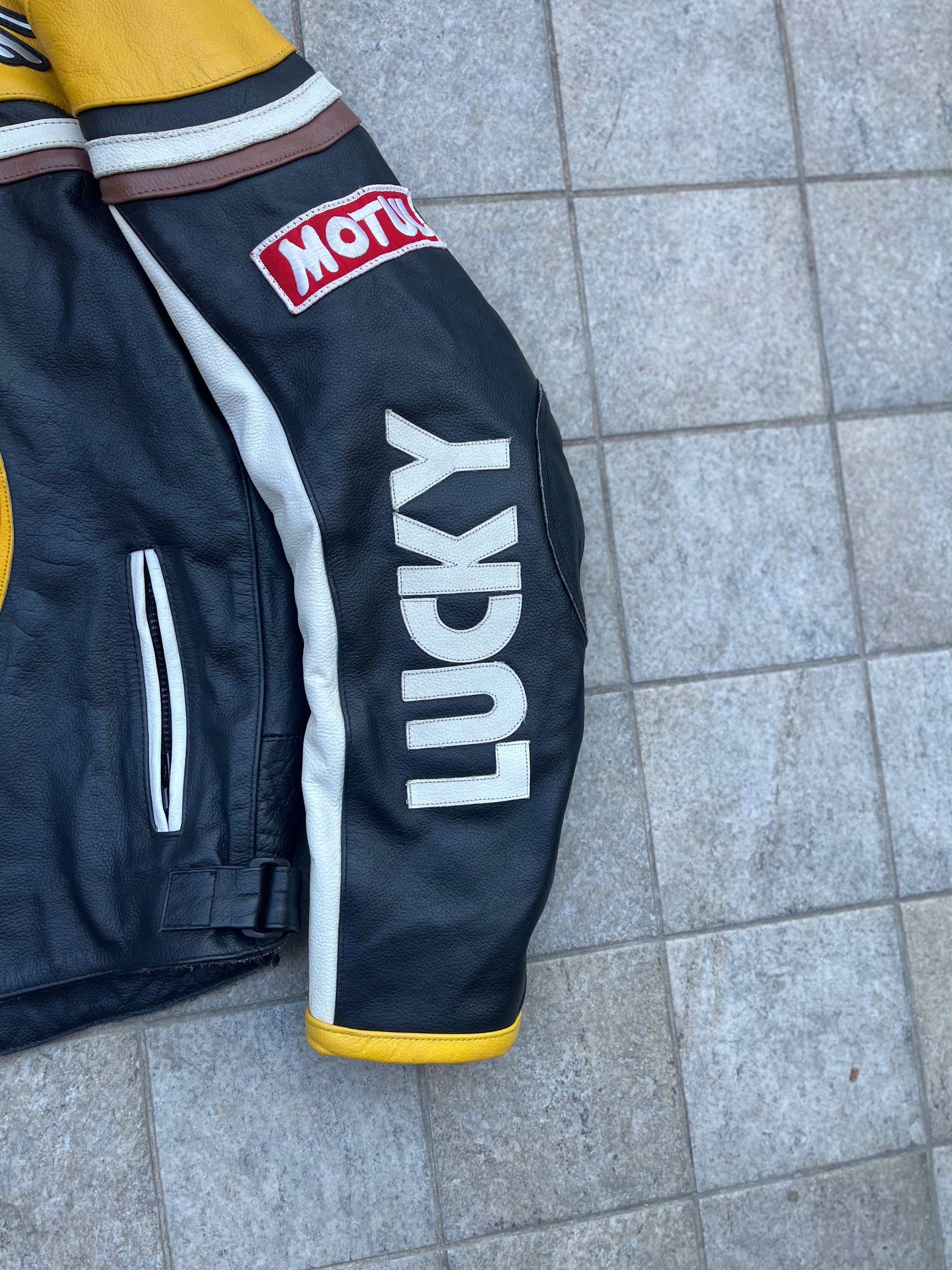 Vintage Lucky 1 Racing Leather Jacket