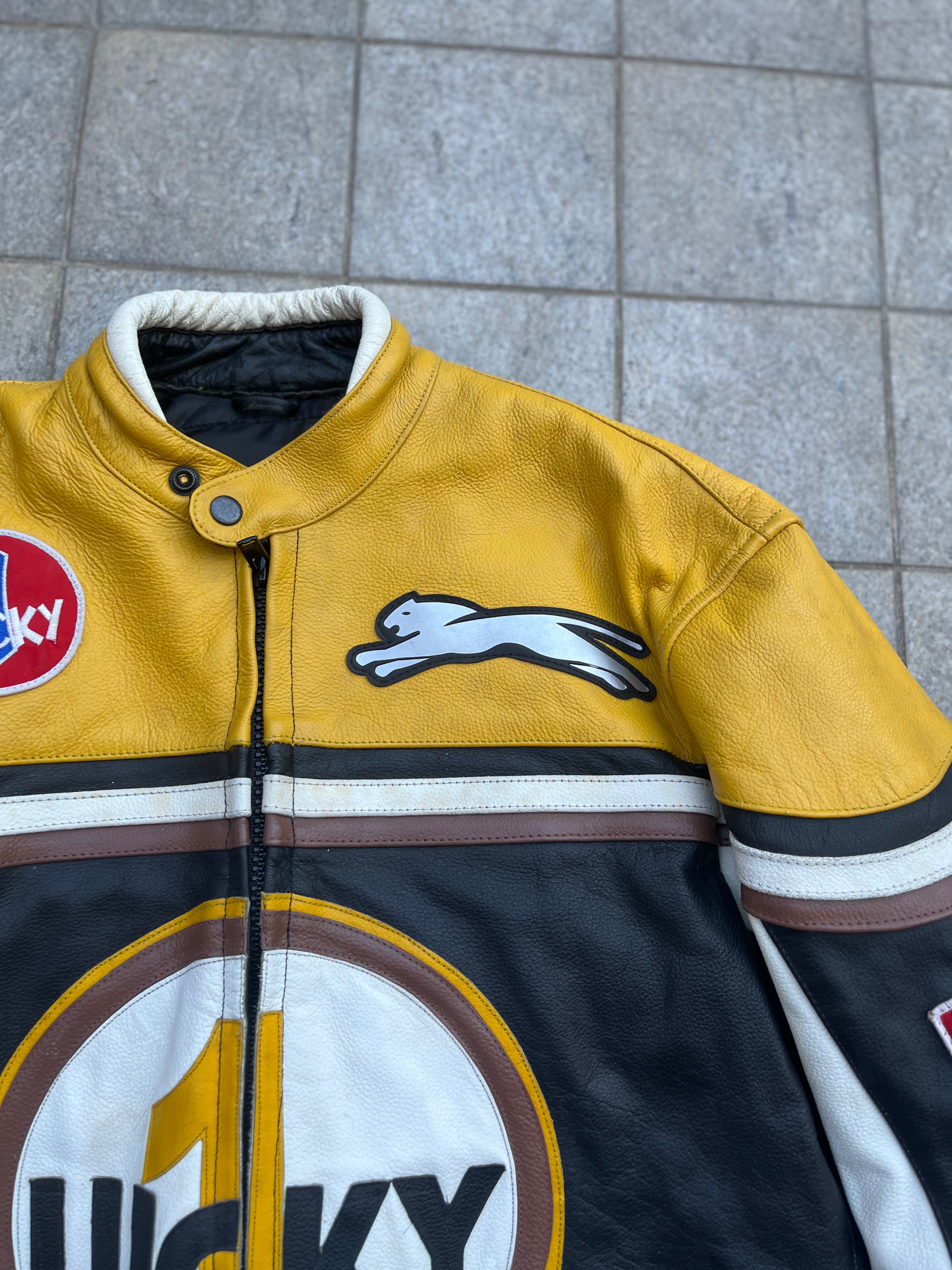 Vintage Lucky 1 Racing Leather Jacket