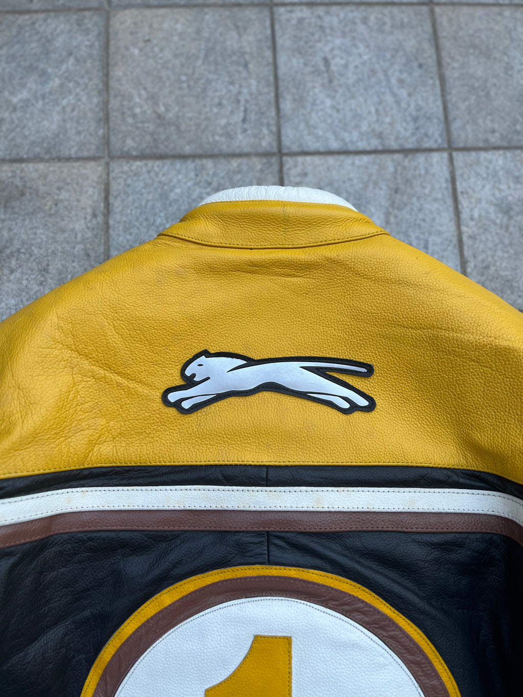 Vintage Lucky 1 Racing Leather Jacket