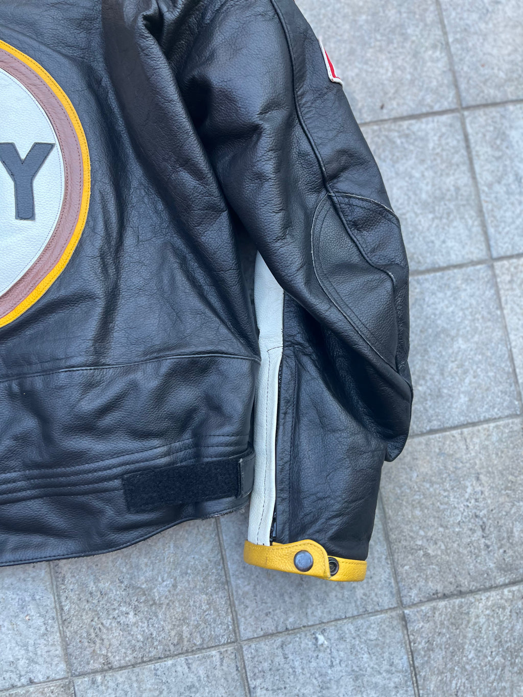 Vintage Lucky 1 Racing Leather Jacket