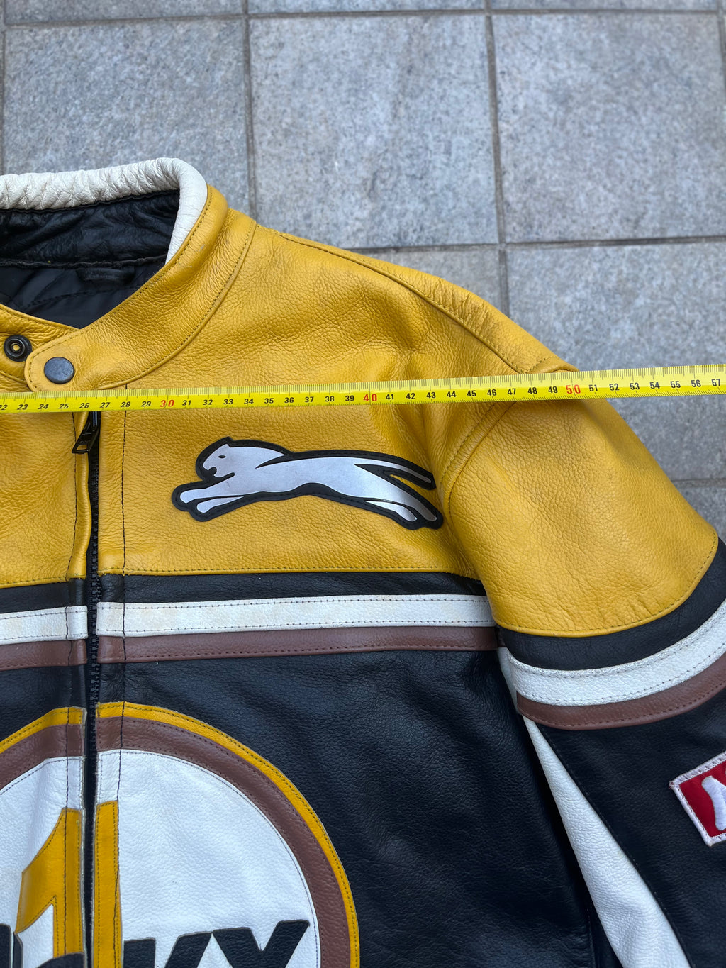 Vintage Lucky 1 Racing Leather Jacket