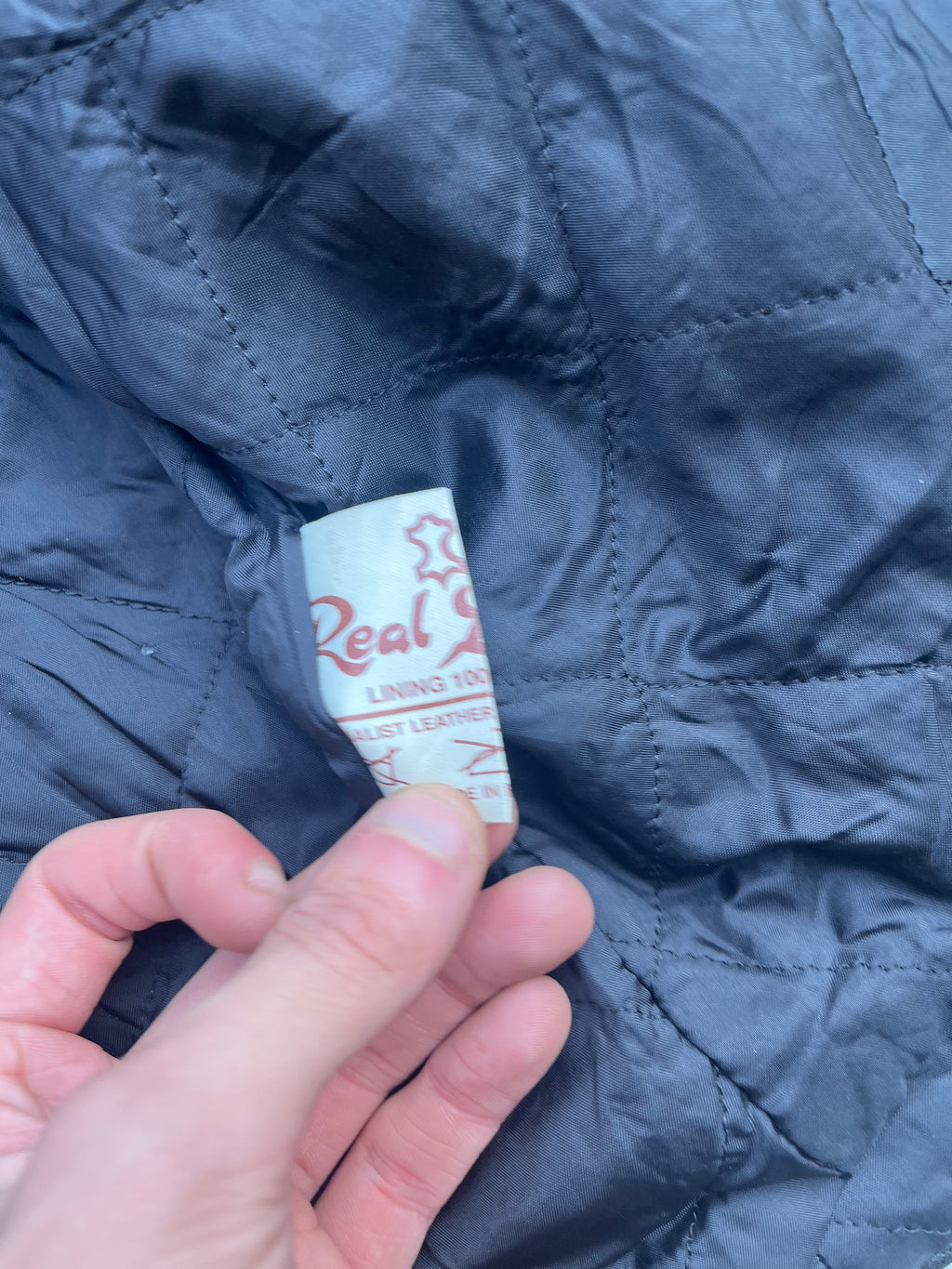 Real Leather Bomber Jacket