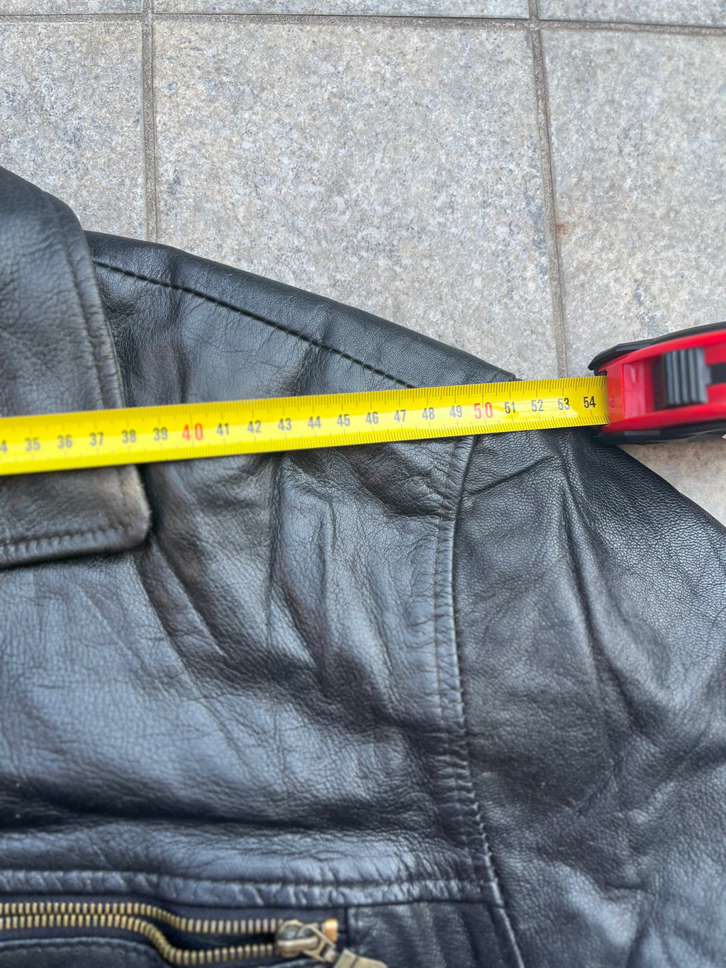 Real Leather Bomber Jacket