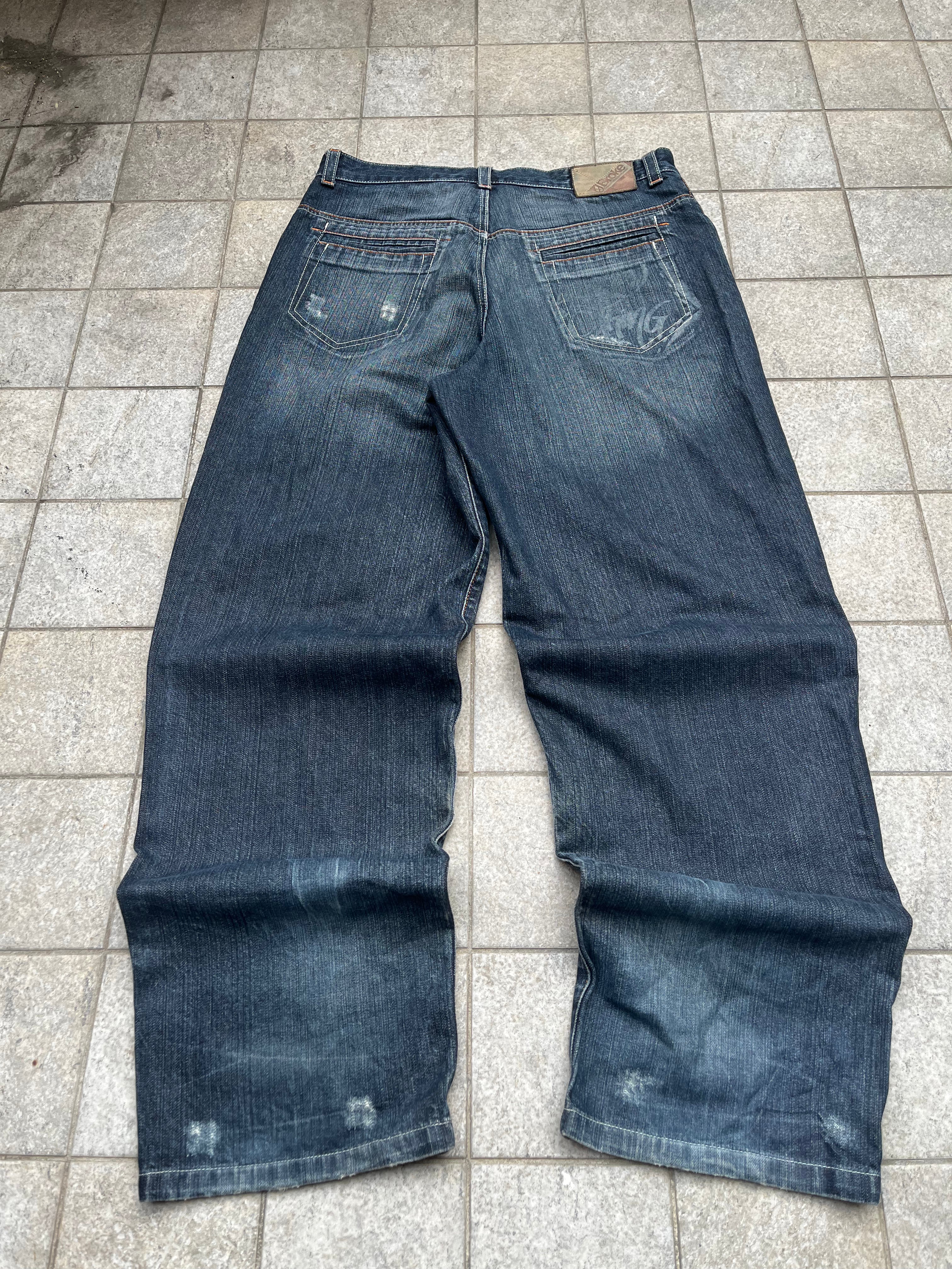 Bastard Super baggy printed Jeans