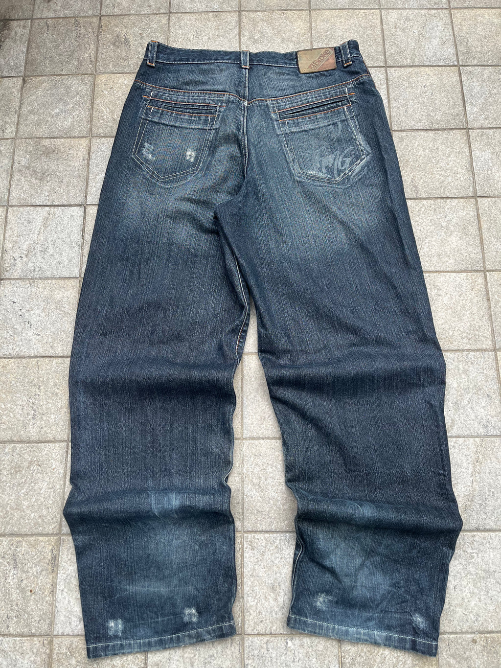 Bastard Super baggy printed Jeans