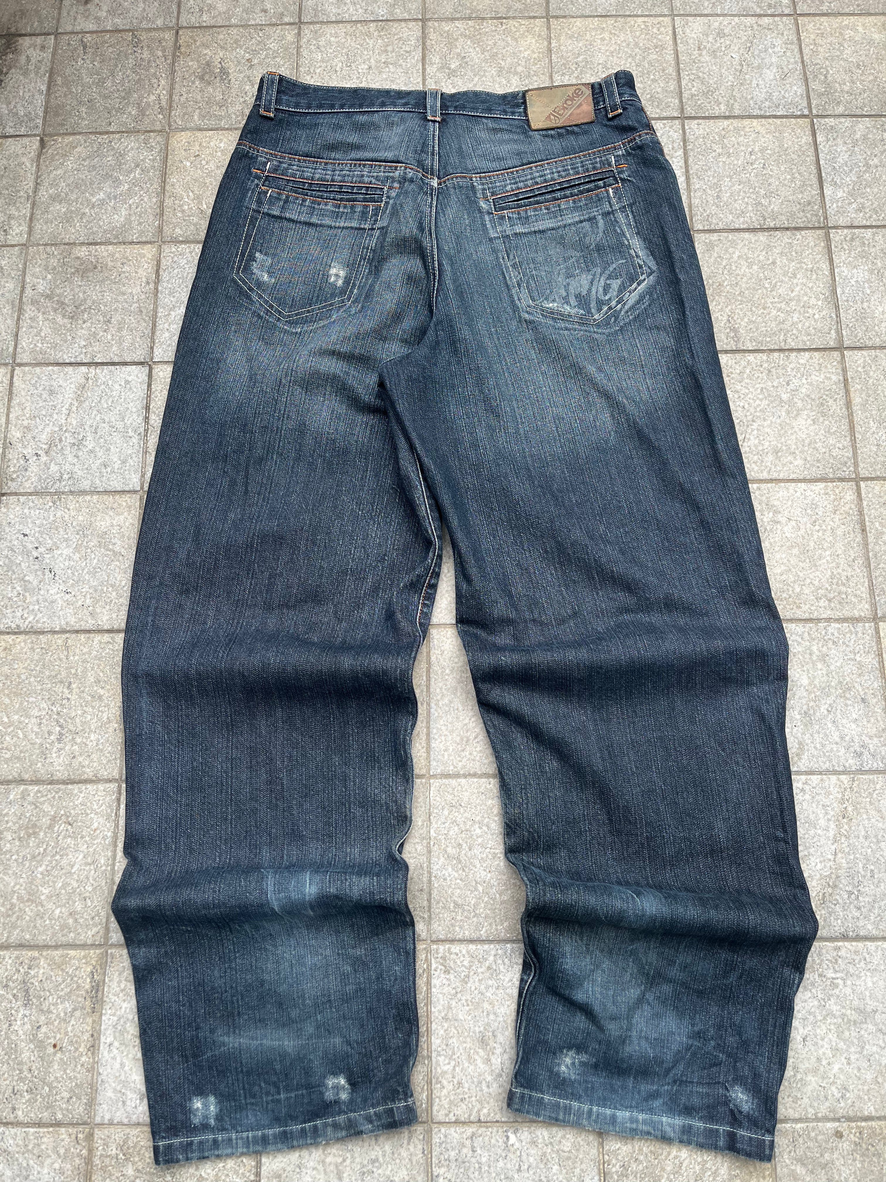 Bastard Super baggy printed Jeans