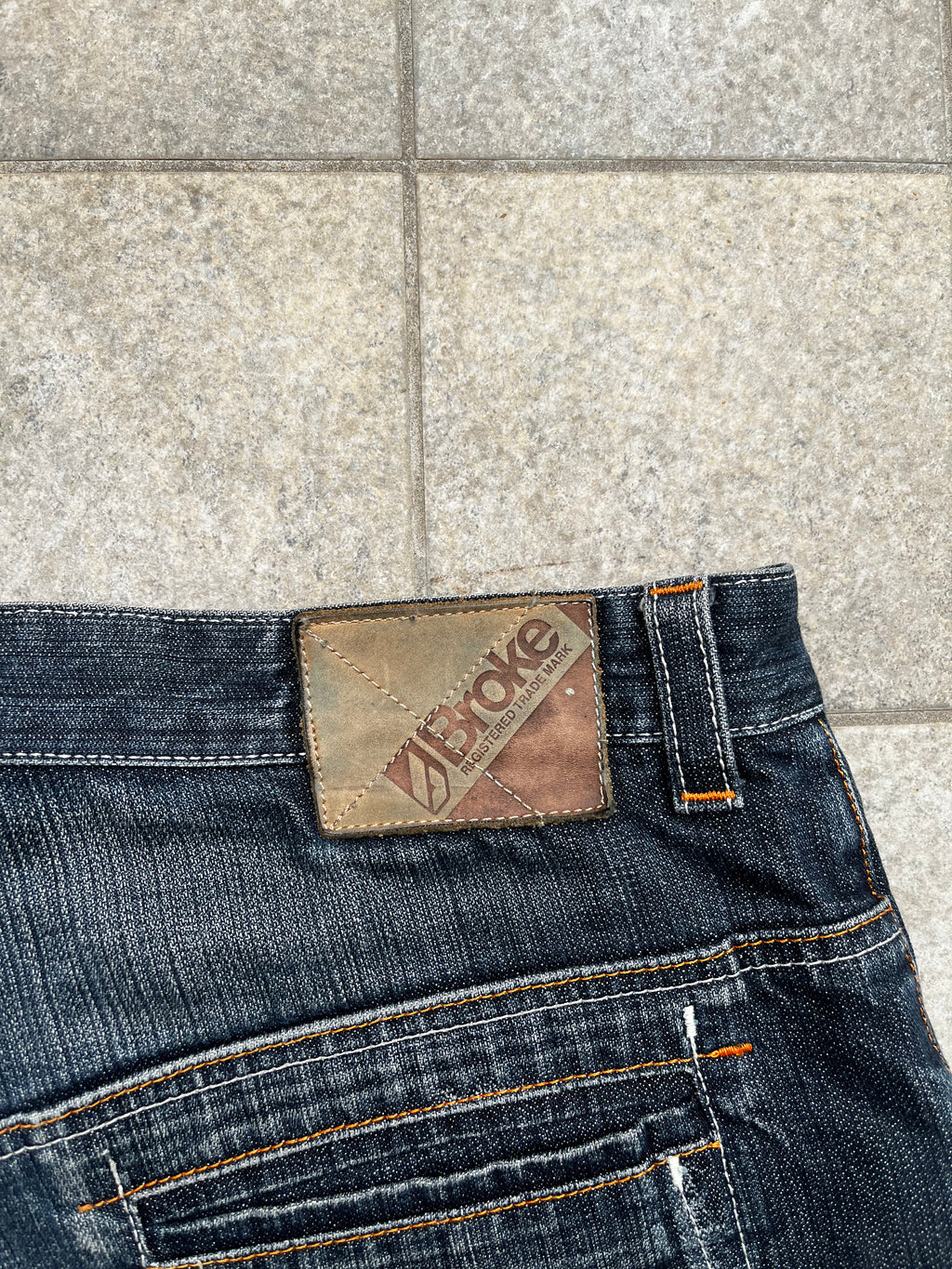 Bastard Super baggy printed Jeans