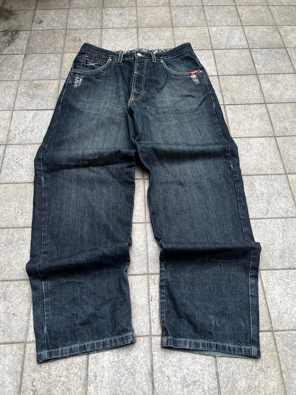 Bastard Super baggy printed Jeans