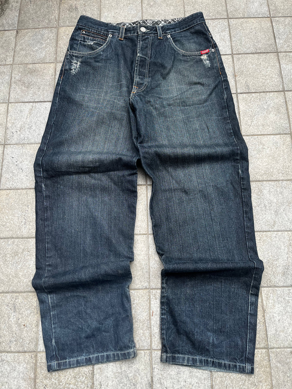 Bastard Super baggy printed Jeans