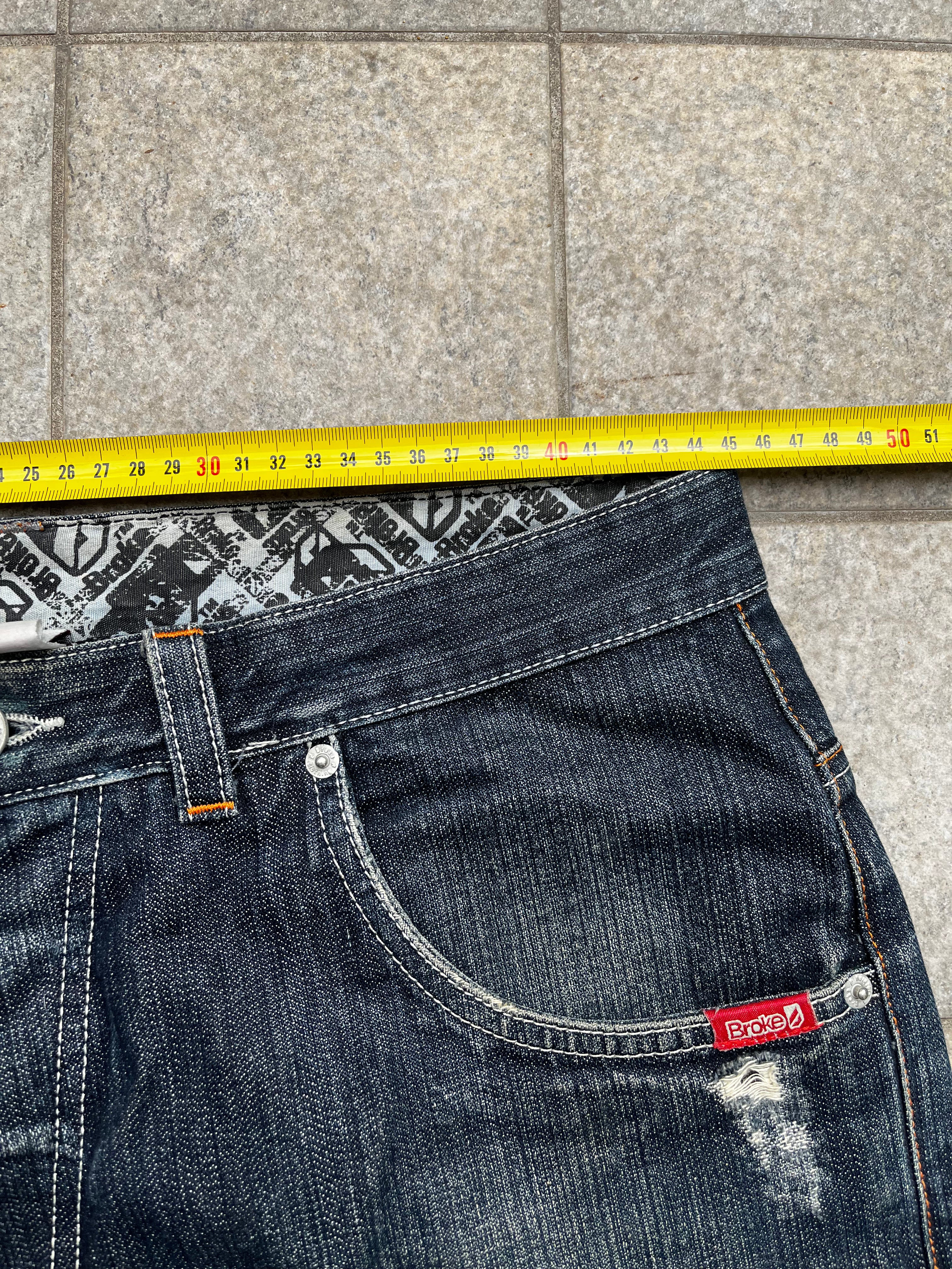 Bastard Super baggy printed Jeans