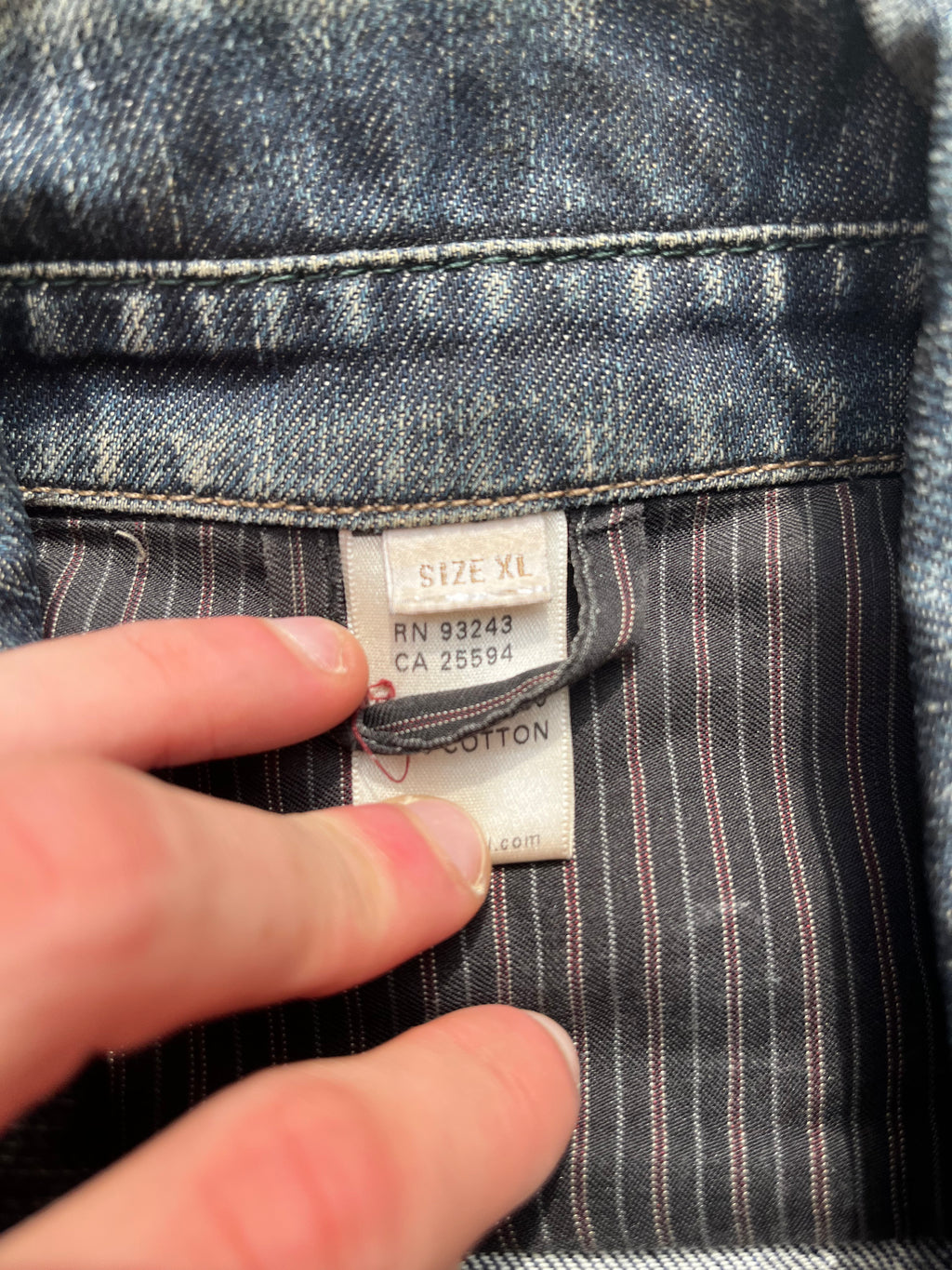 Diesel Rising sun denim Jacket with backprint