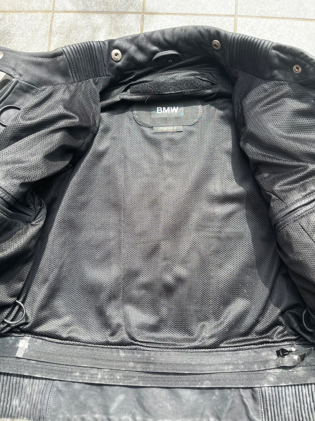 BMW Womens leather biker jacket