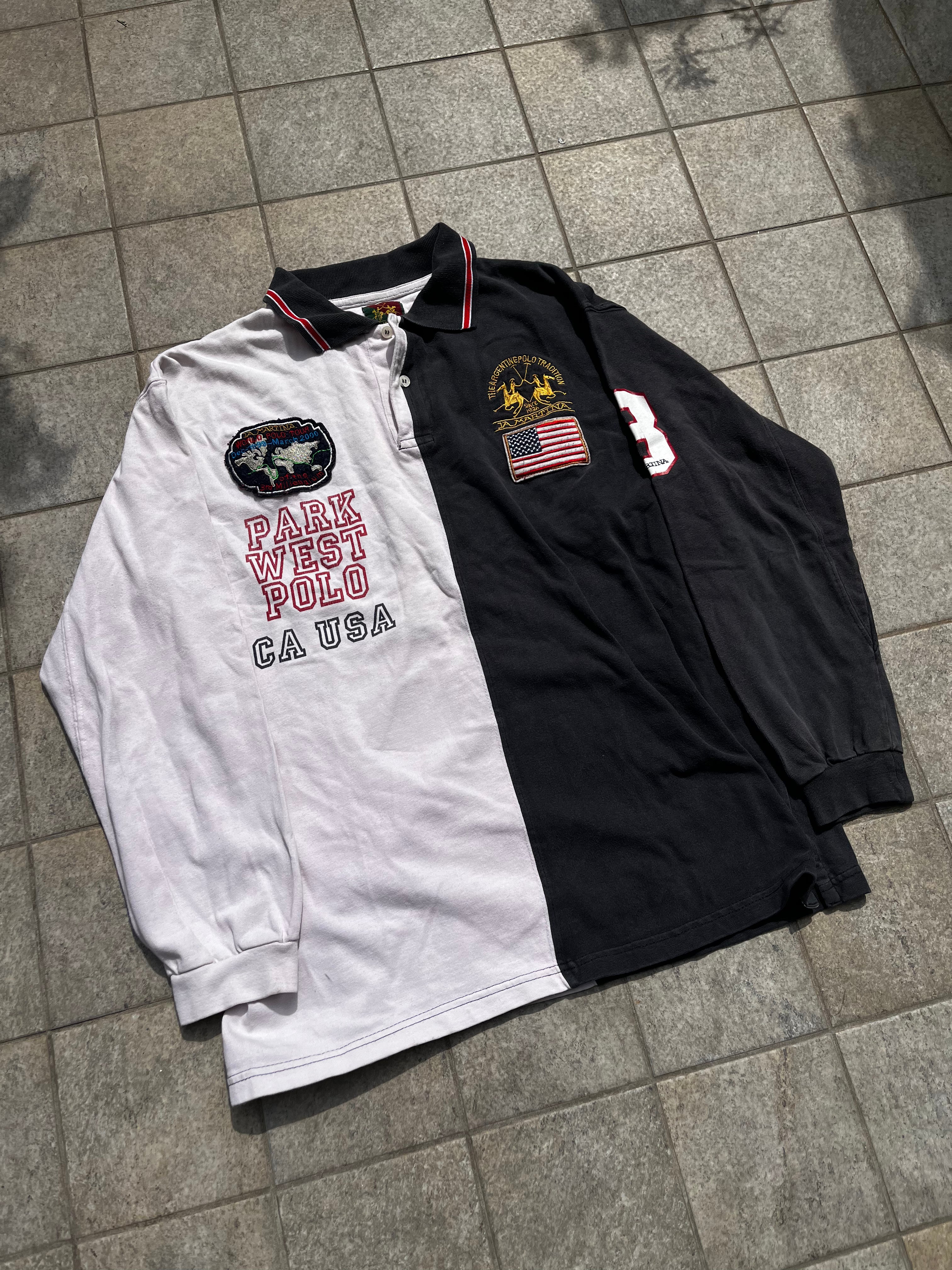 Vintage LaMartina Two-Tone Polo