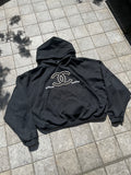RyeChasin C*caine Cropped hoodie