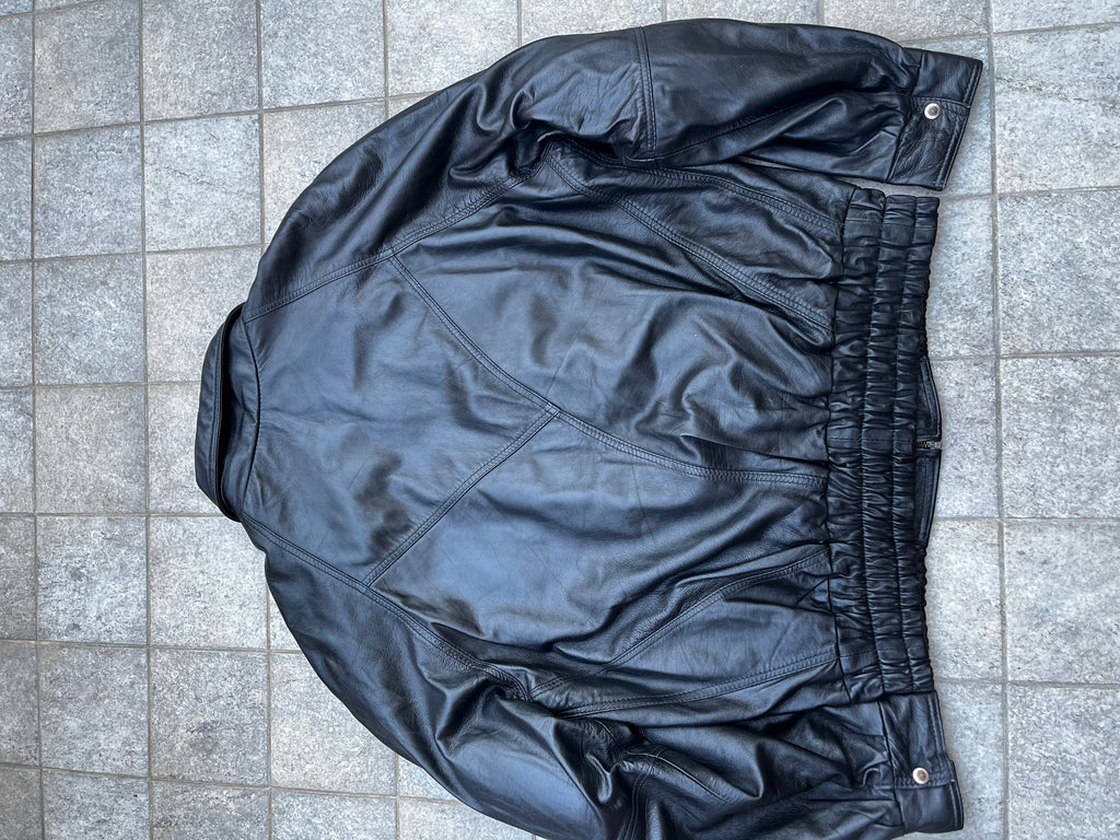 Made in Italy real leather Bomber jacket