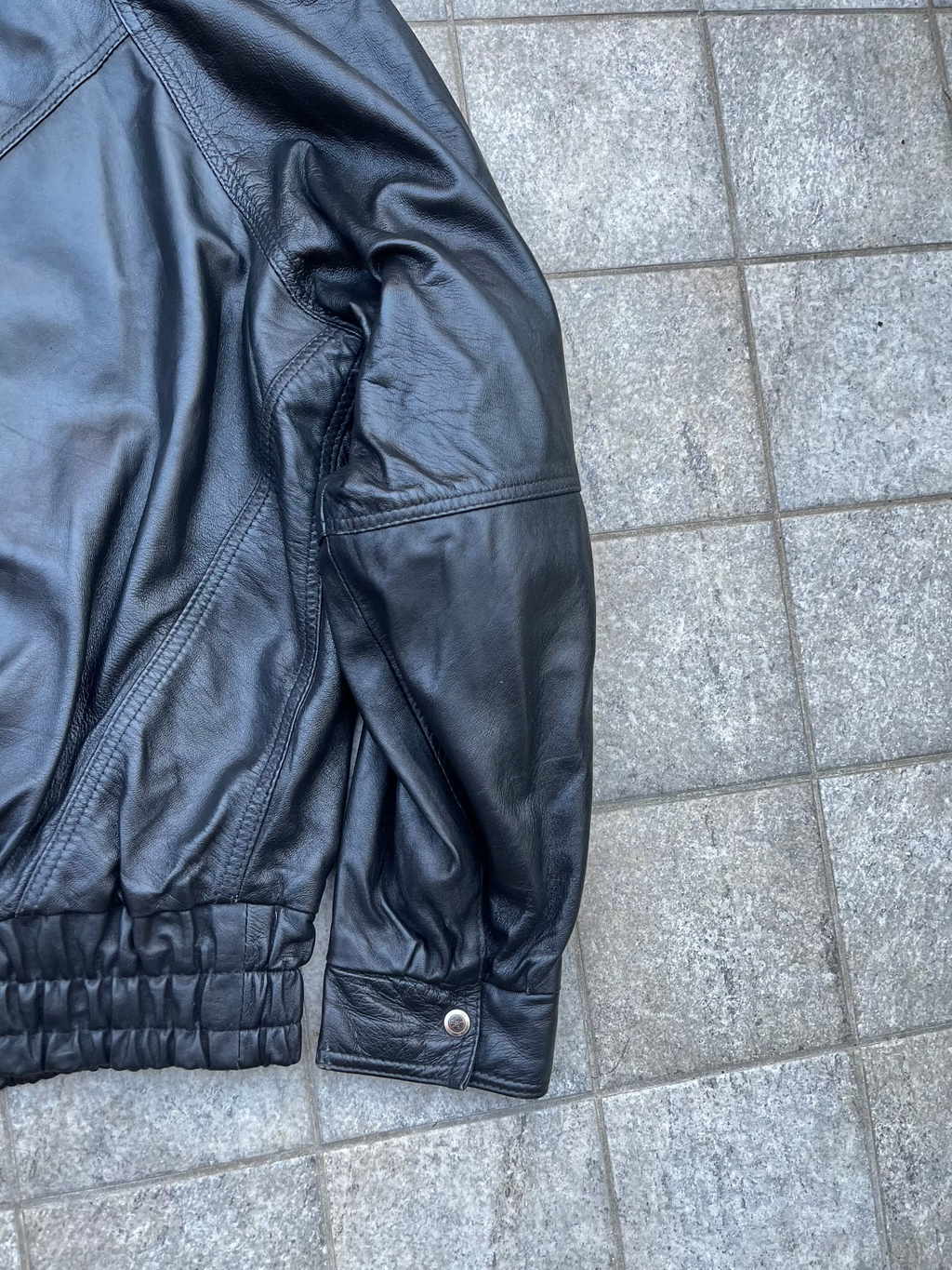 Made in Italy real leather Bomber jacket