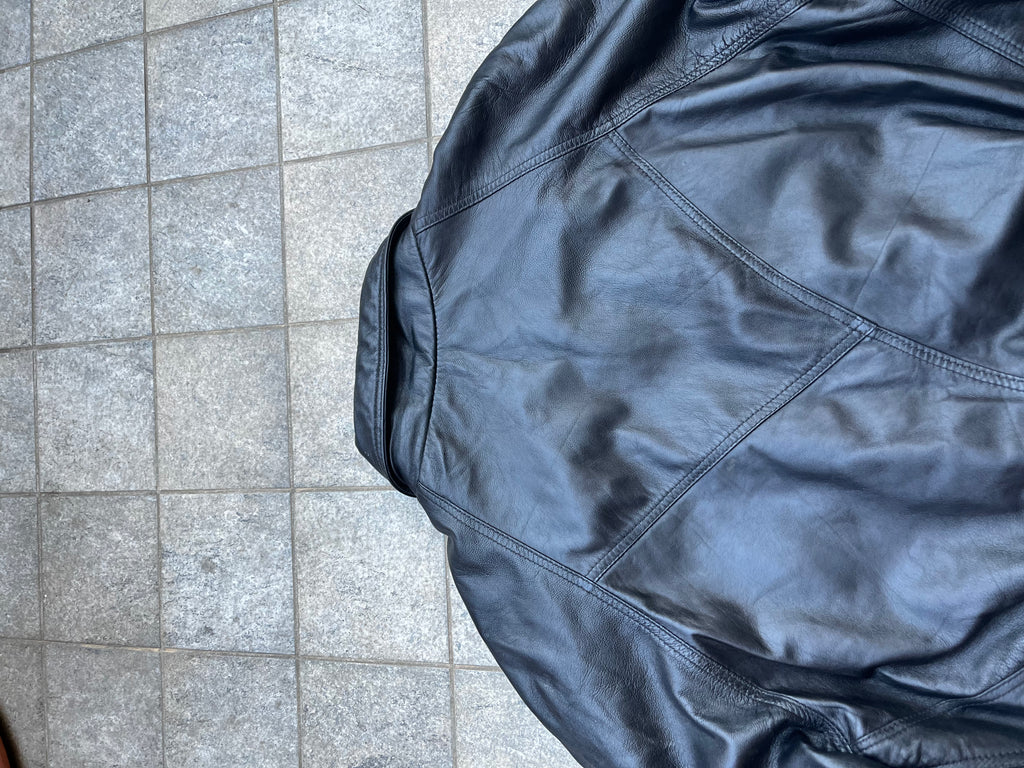 Made in Italy real leather Bomber jacket