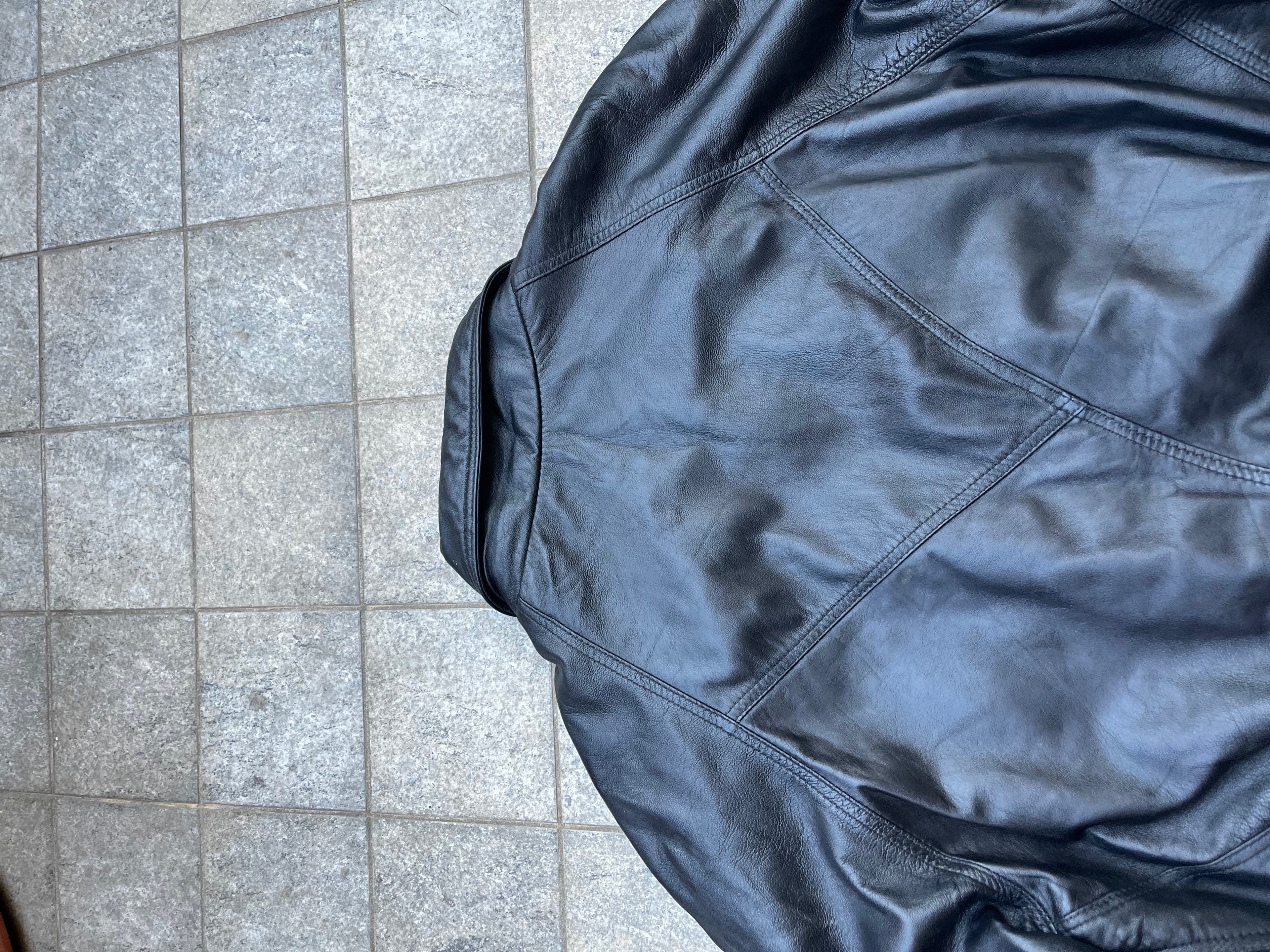 Made in Italy real leather Bomber jacket