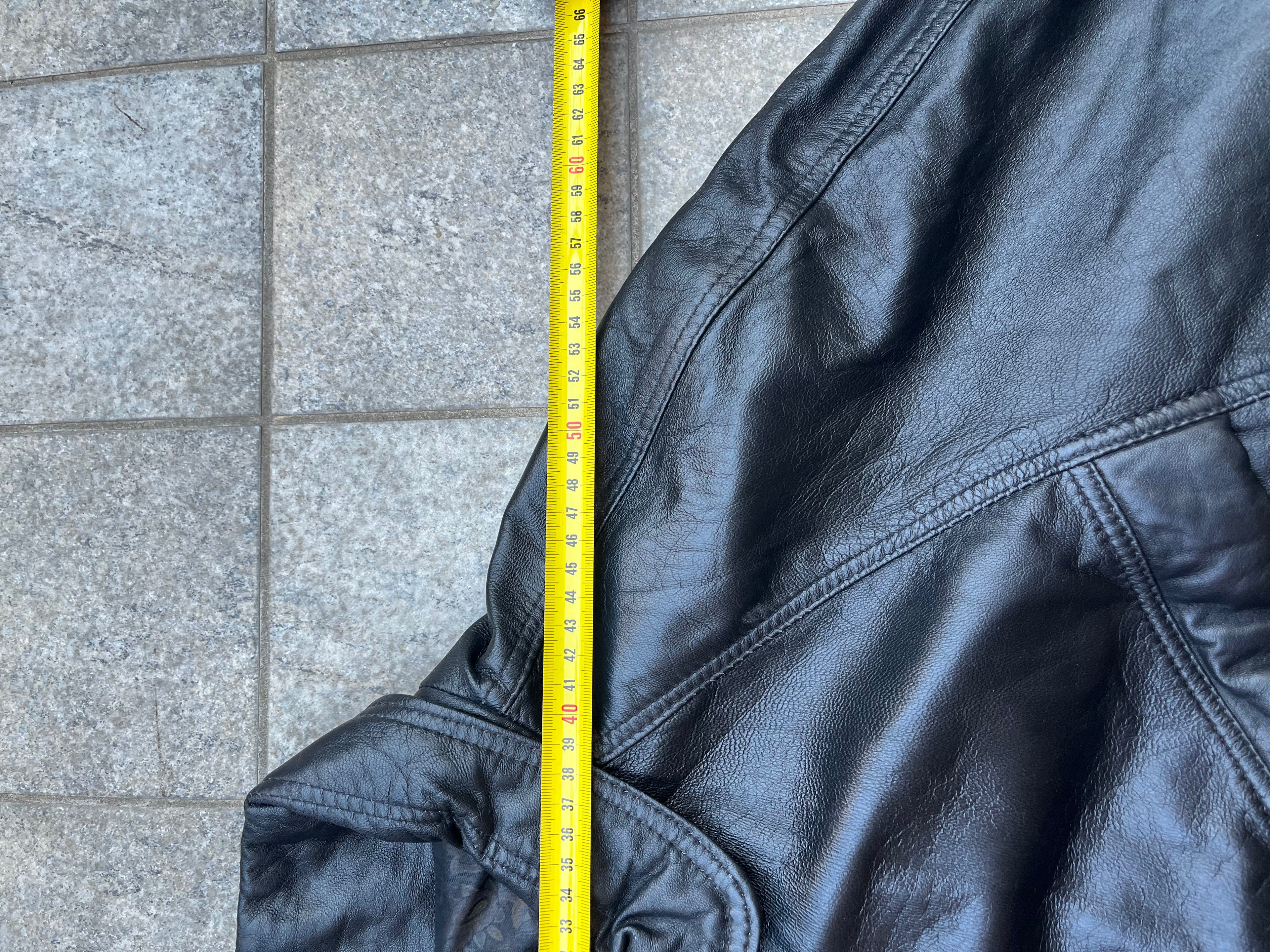 Made in Italy real leather Bomber jacket