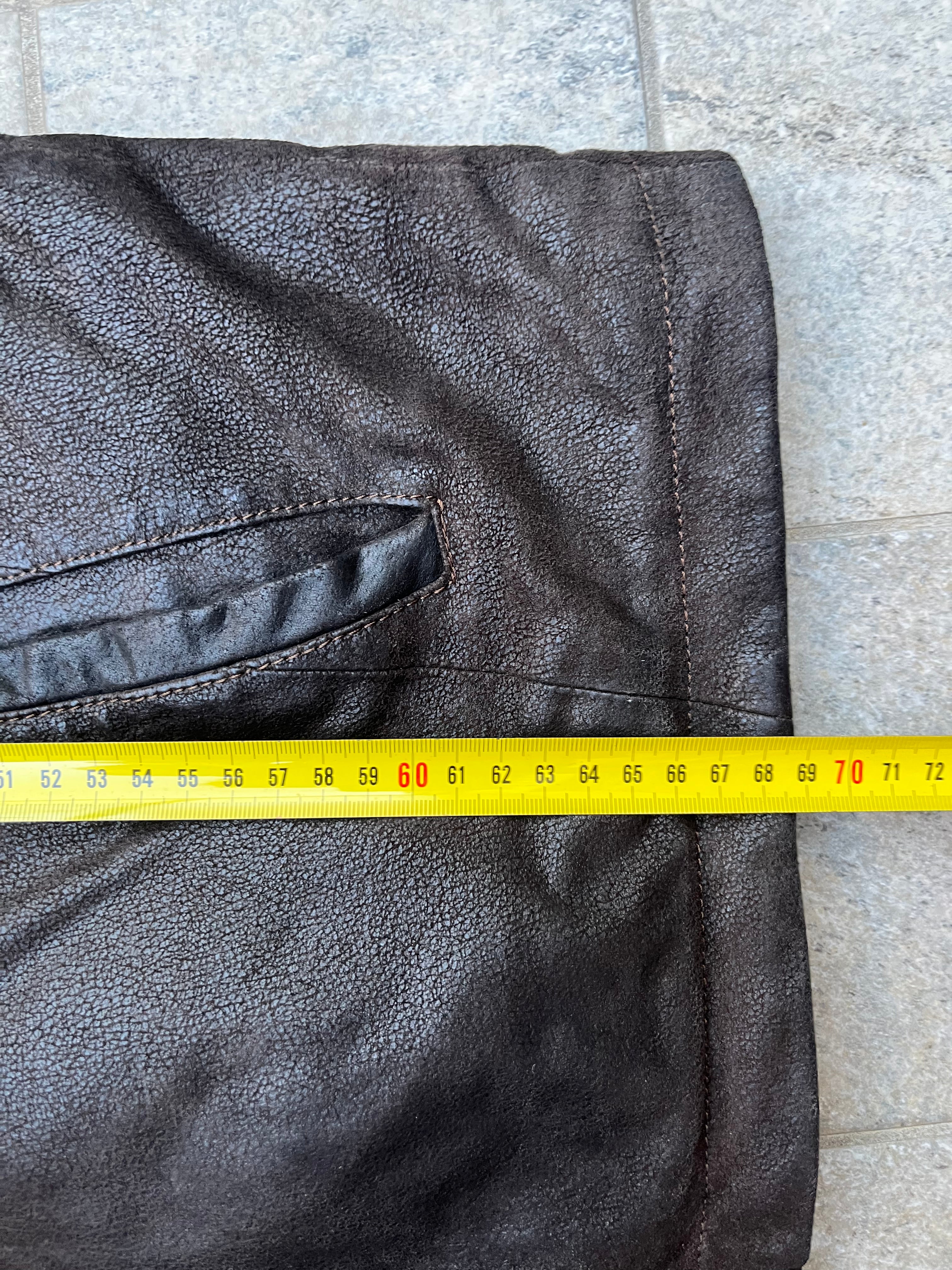 Vintage Leather Bomber Jacket