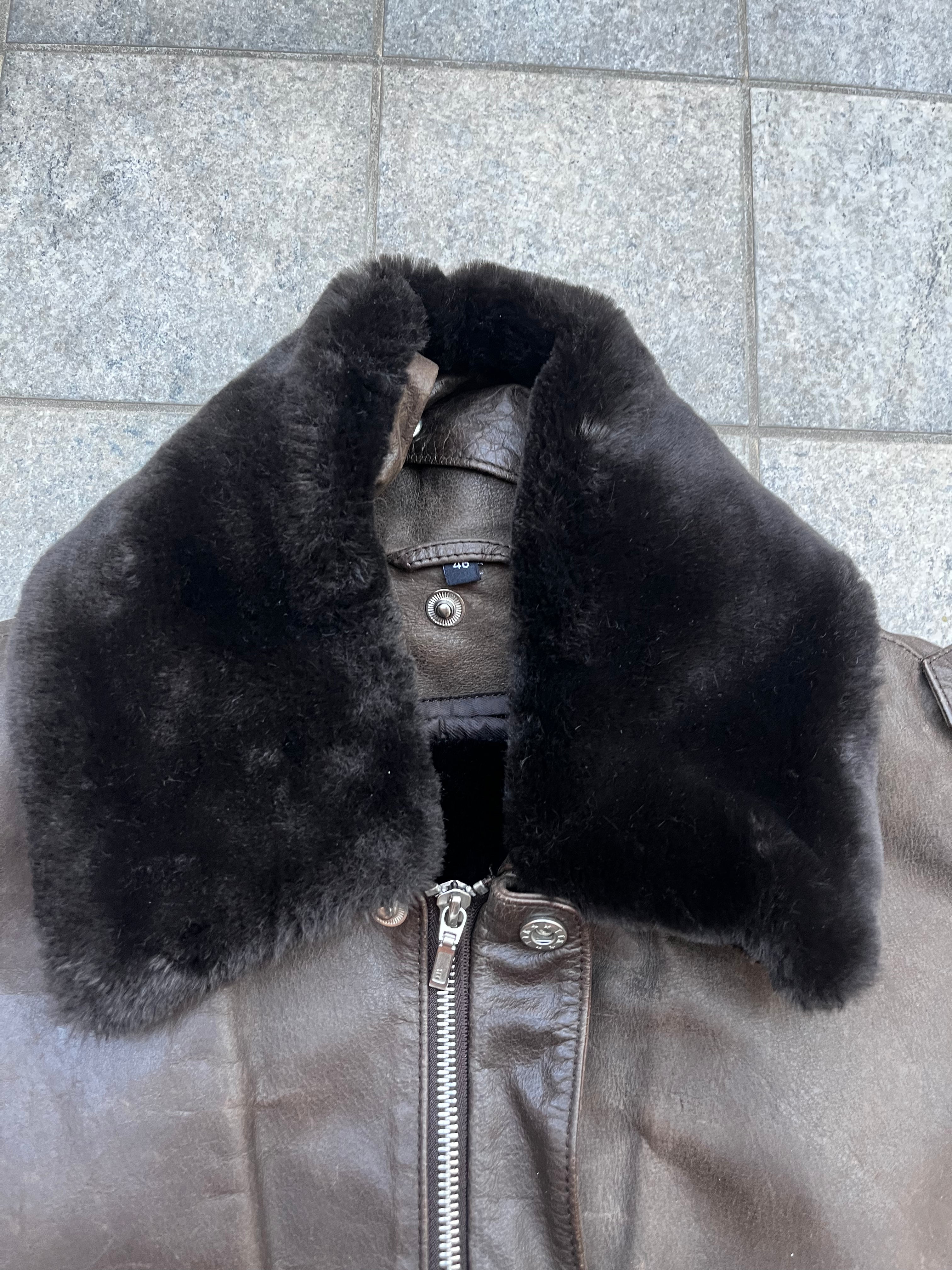 Vintage Aviator A-2 Bomber leather Jacket