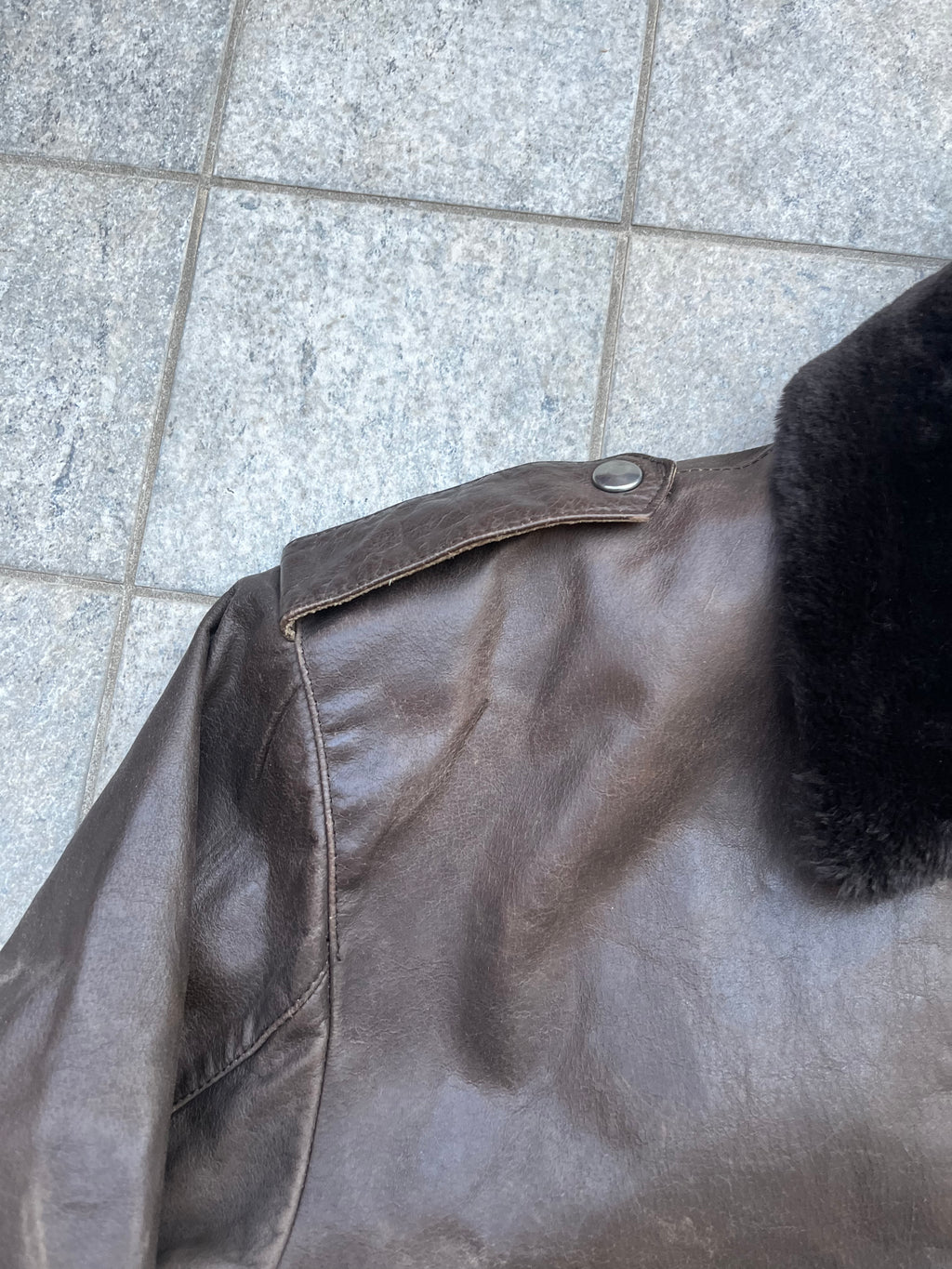 Vintage Aviator A-2 Bomber leather Jacket