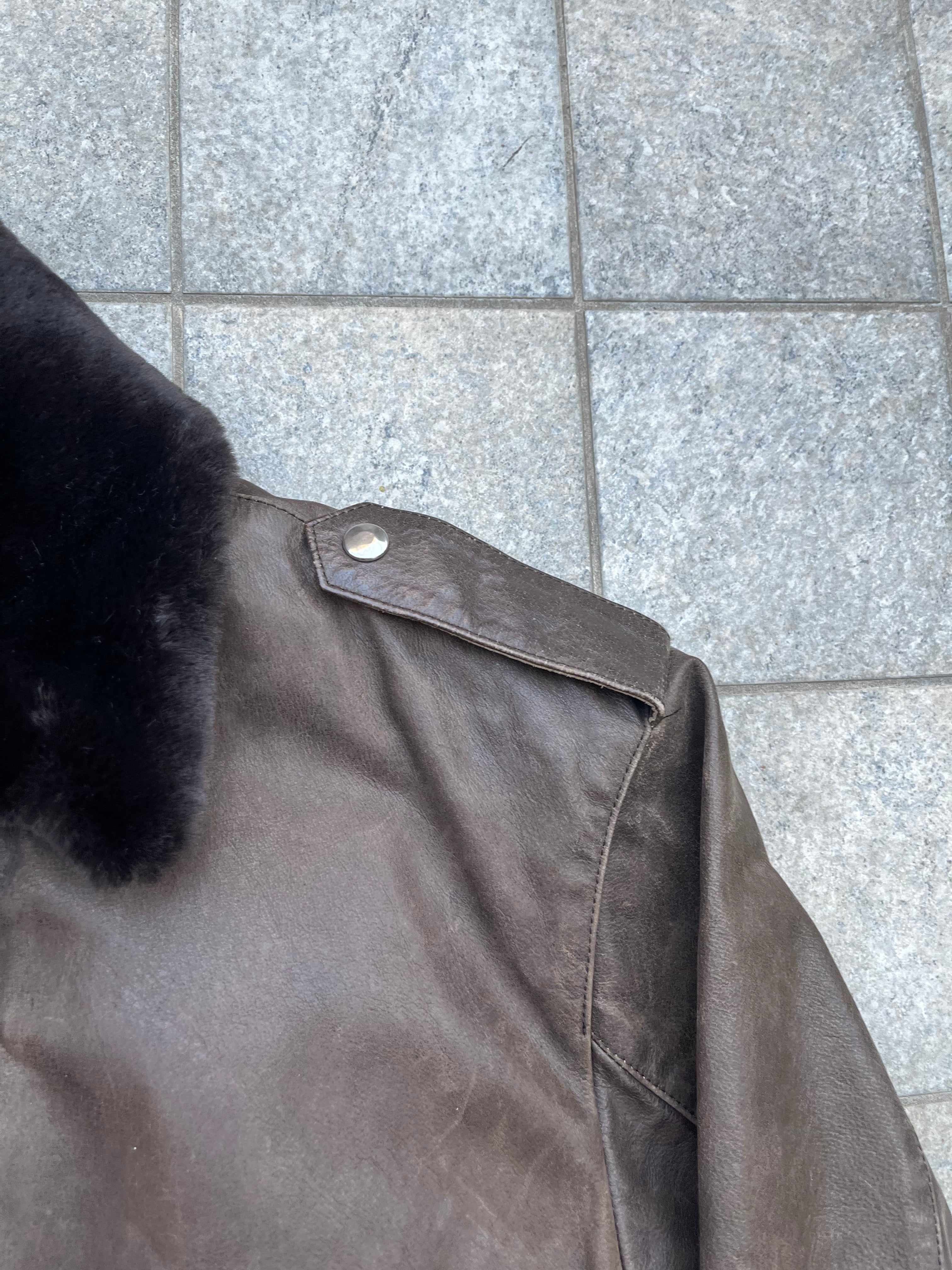 Vintage Aviator A-2 Bomber leather Jacket
