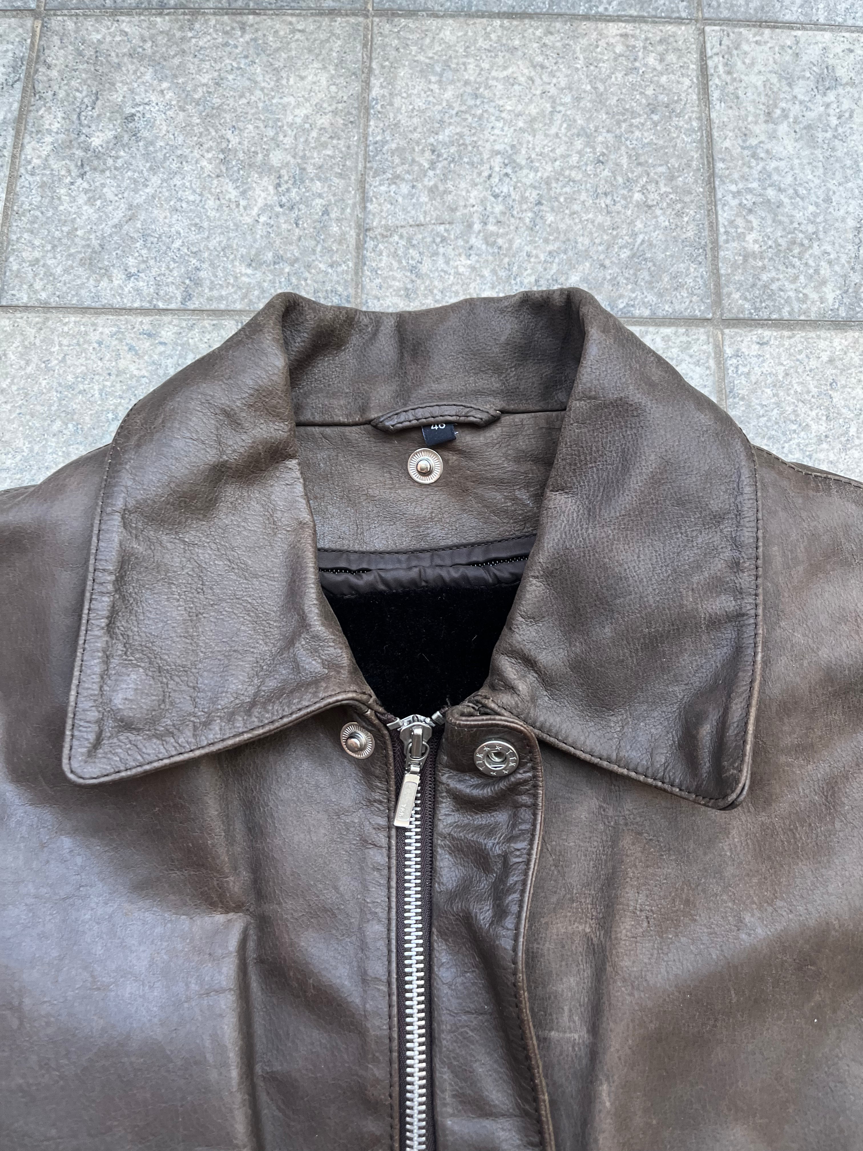 Vintage Aviator A-2 Bomber leather Jacket